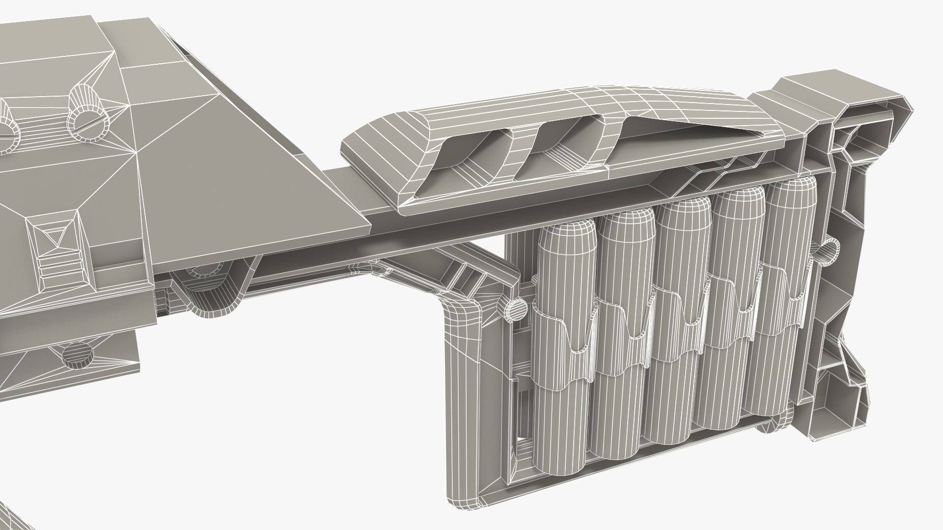 3D SciFi N-Strike Stockade model