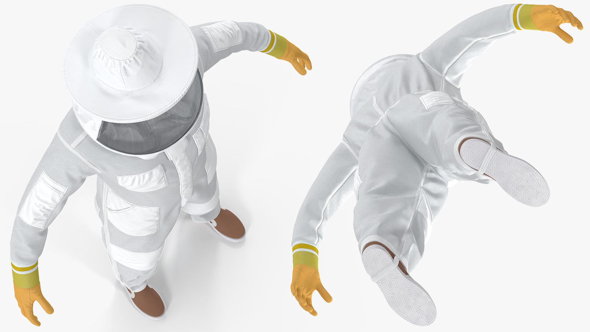 Full Body Bee Protection Suit 3D model