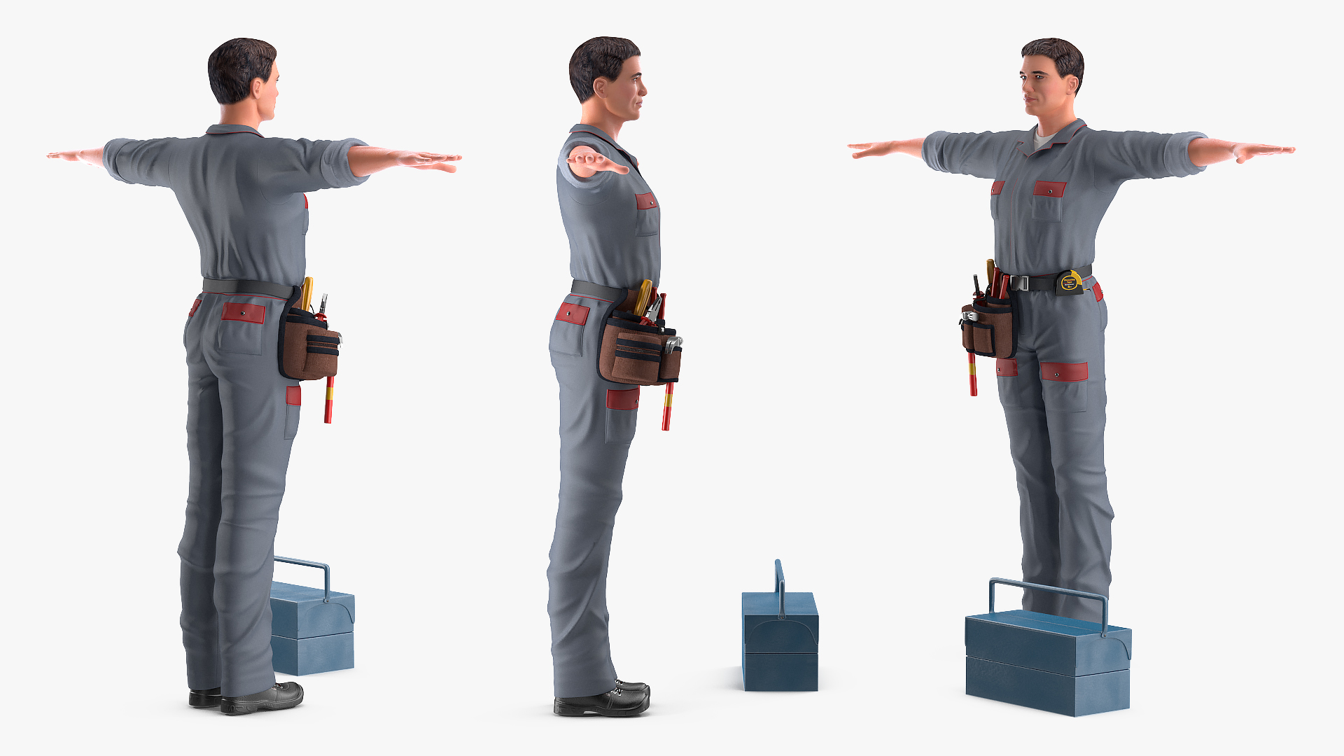 3D Locksmith T-Pose