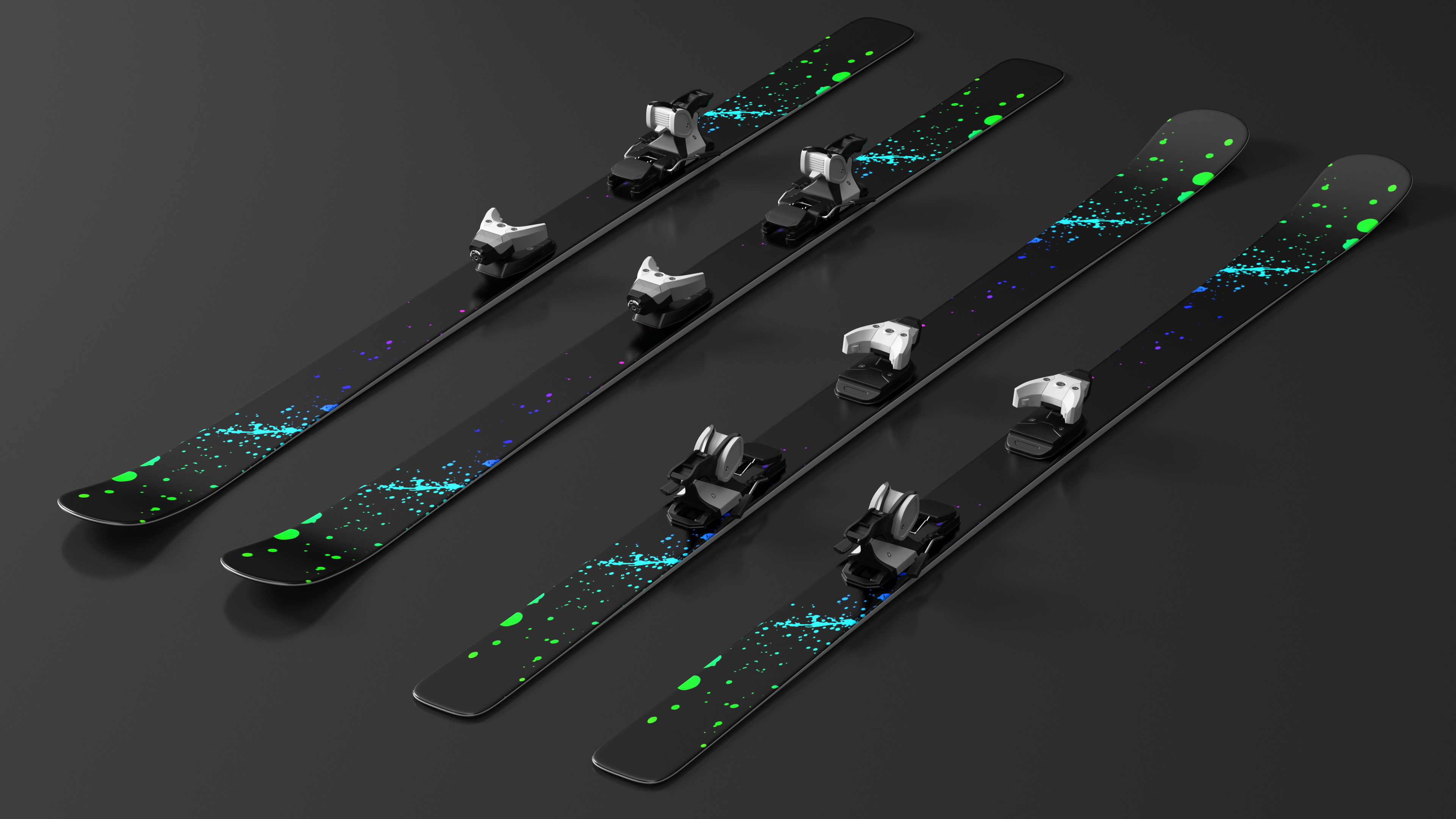 3D Snow Skis 2