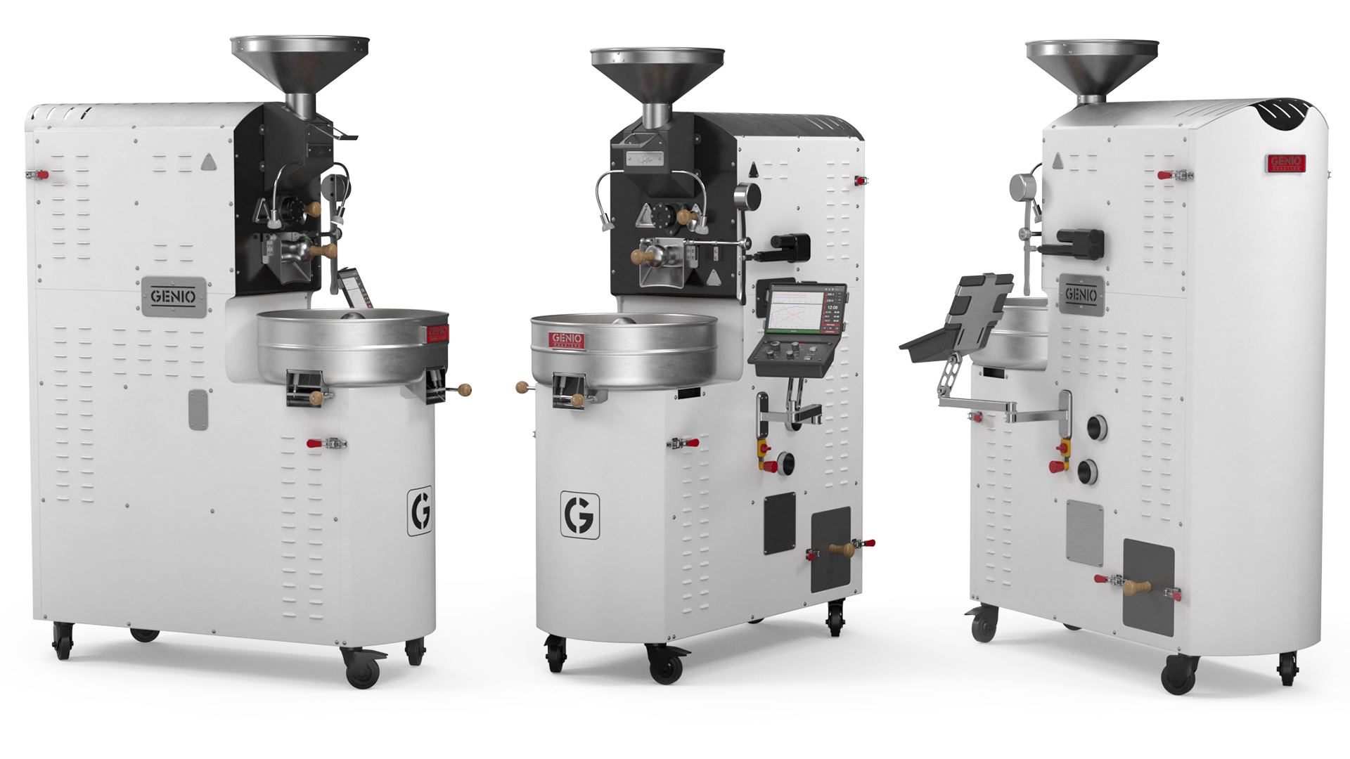 3D Coffee Roaster Machine GENIO model