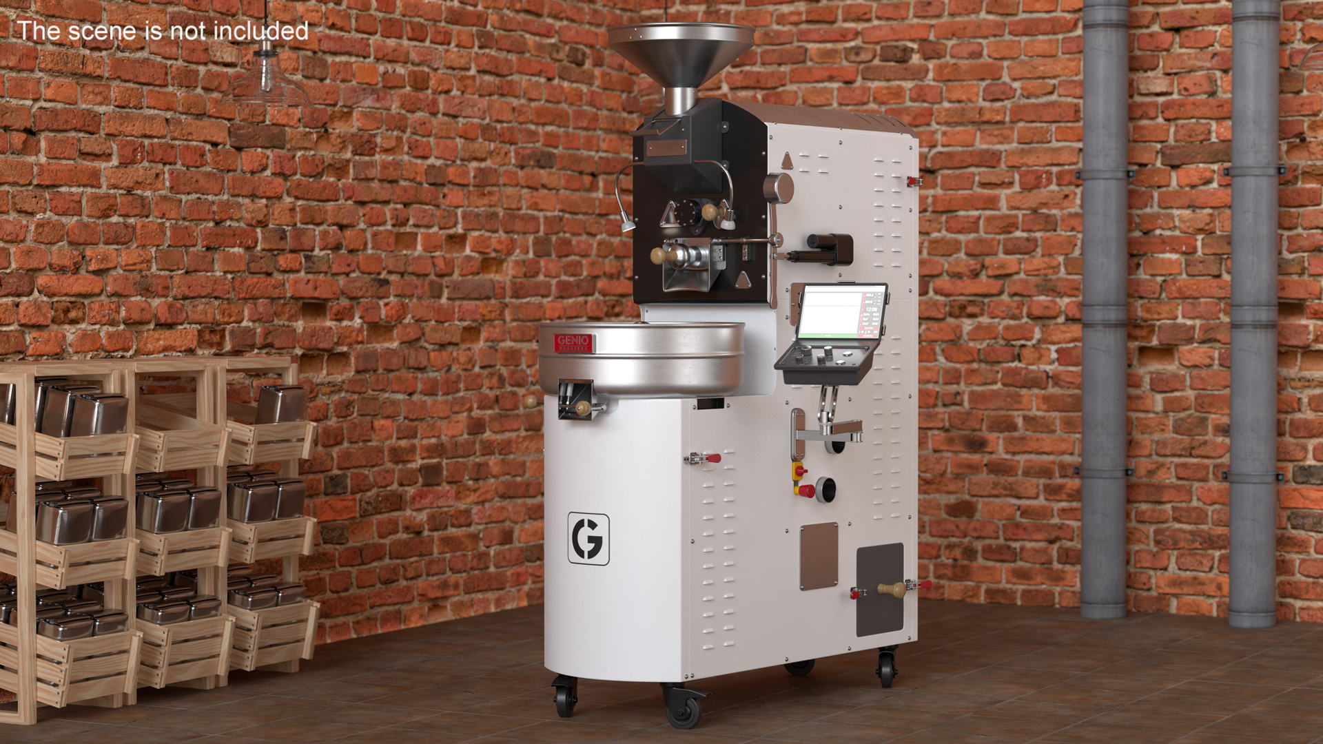 3D Coffee Roaster Machine GENIO model