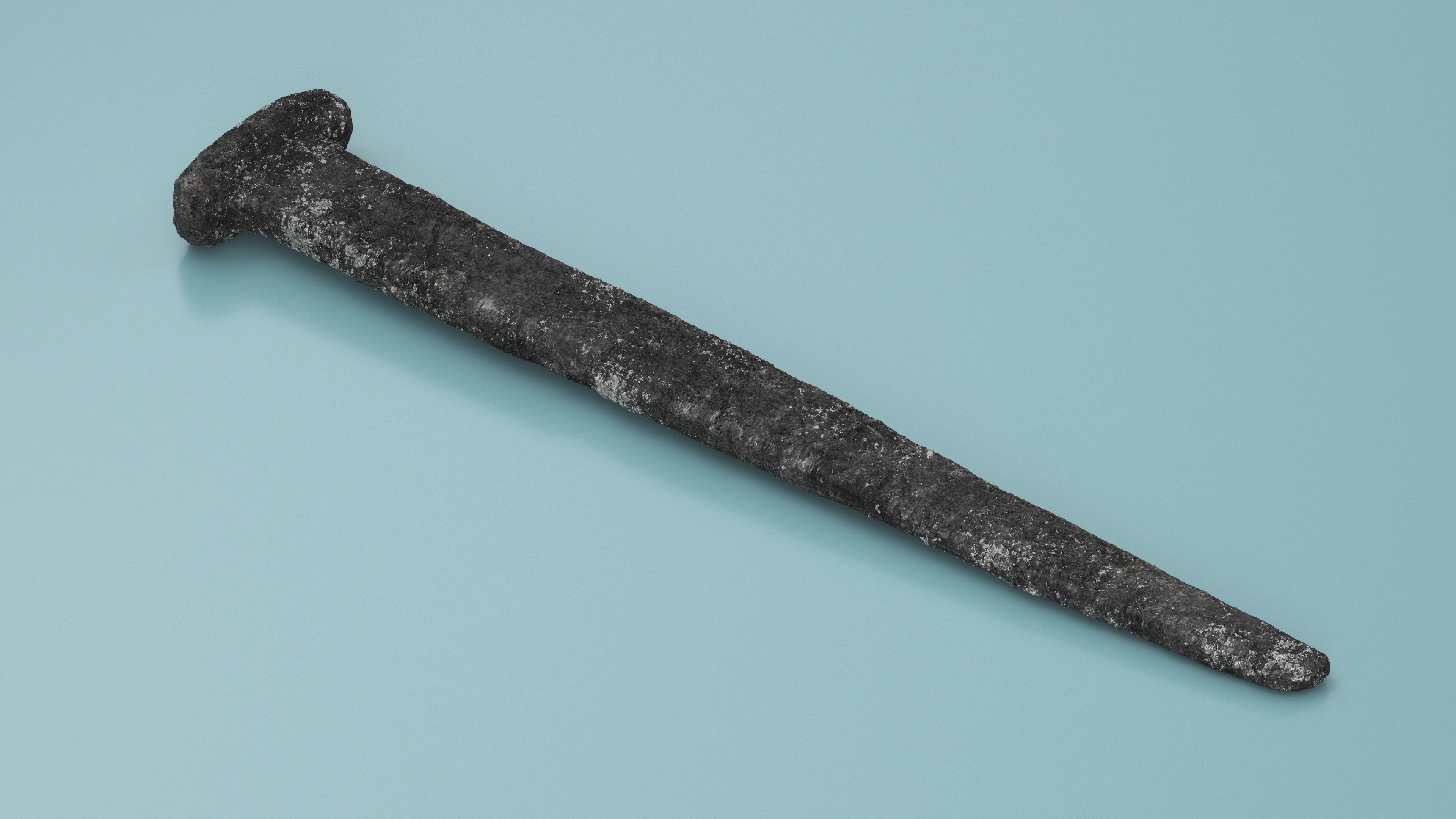 Ancient Aged Nail 3D