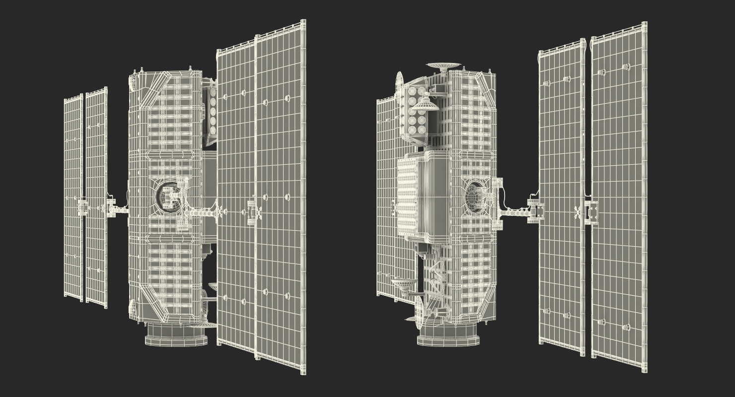 Communications Satellite 3D model