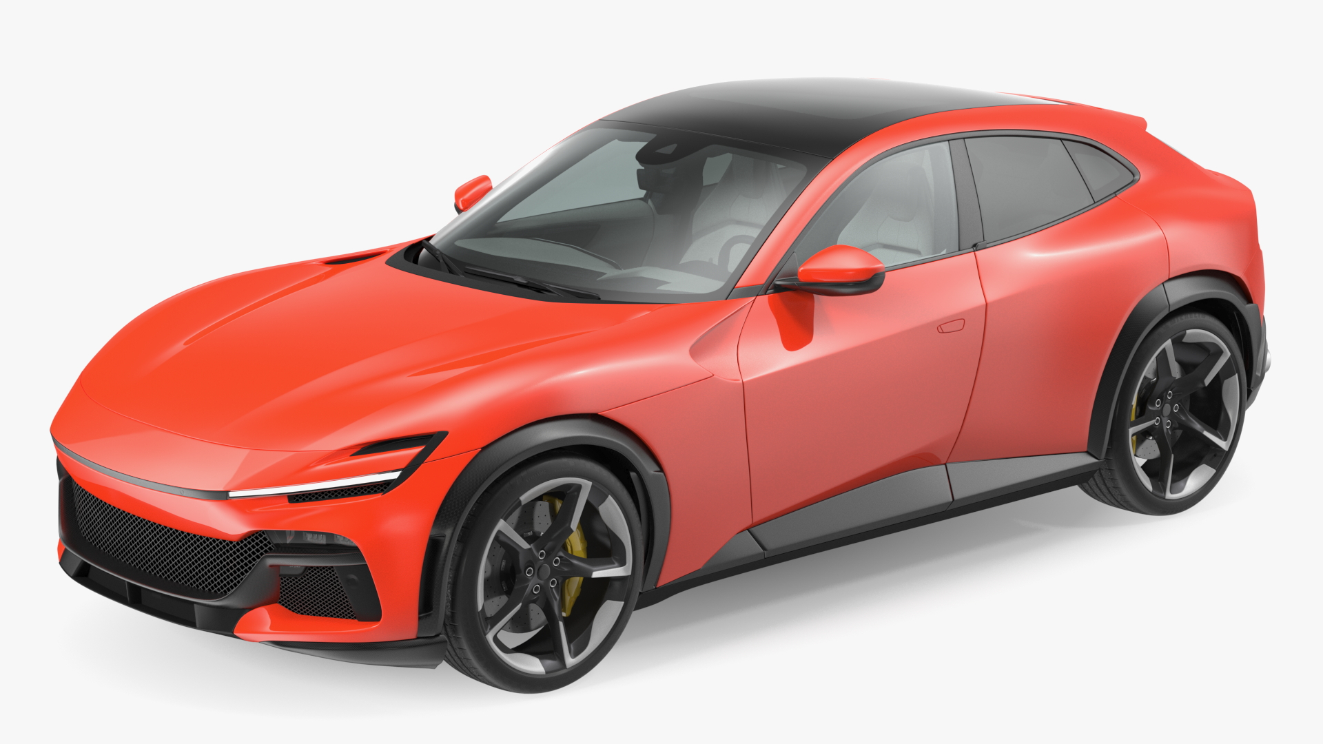 Red Extreme Crossover Sports Car 3D