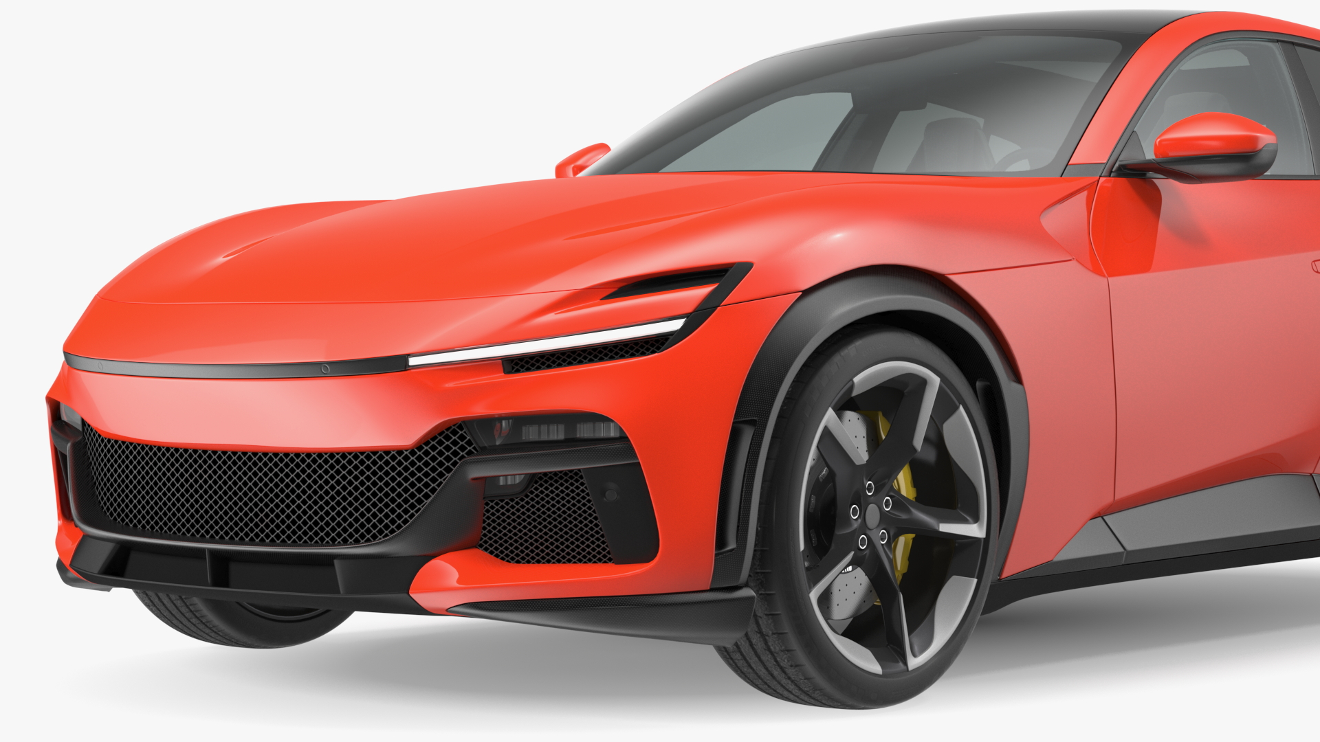 Red Extreme Crossover Sports Car 3D