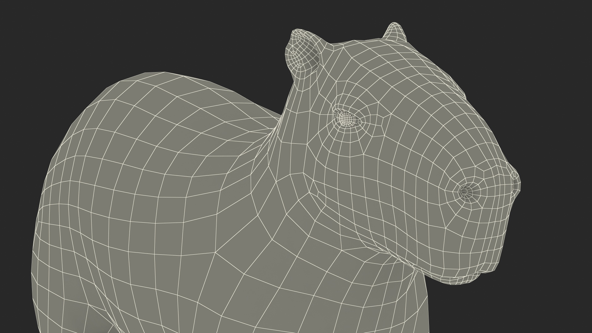 Capybara Fur 3D