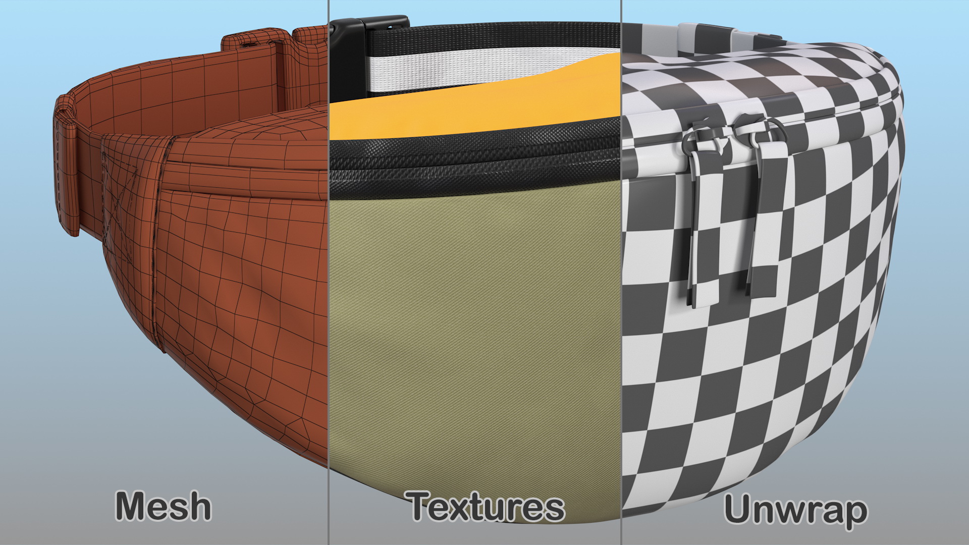 Small Hip Pack 3D model