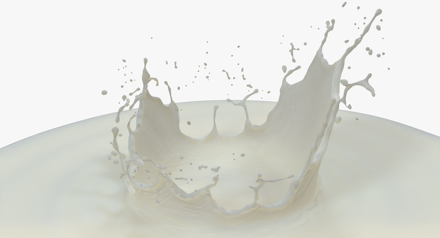 Milk Crown Splash 3D