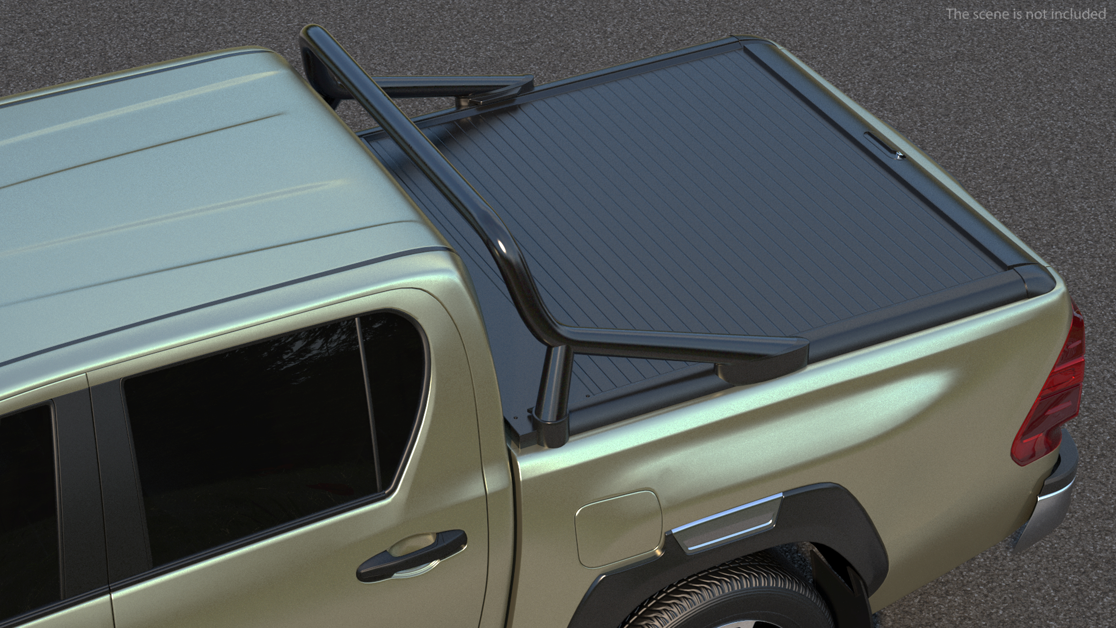 Mid Size Pickup Truck 2022 Simple Interior 3D