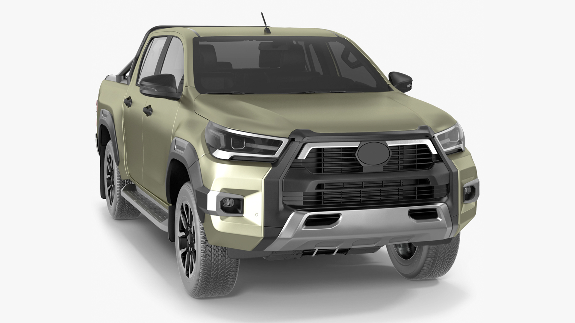 Mid Size Pickup Truck 2022 Simple Interior 3D