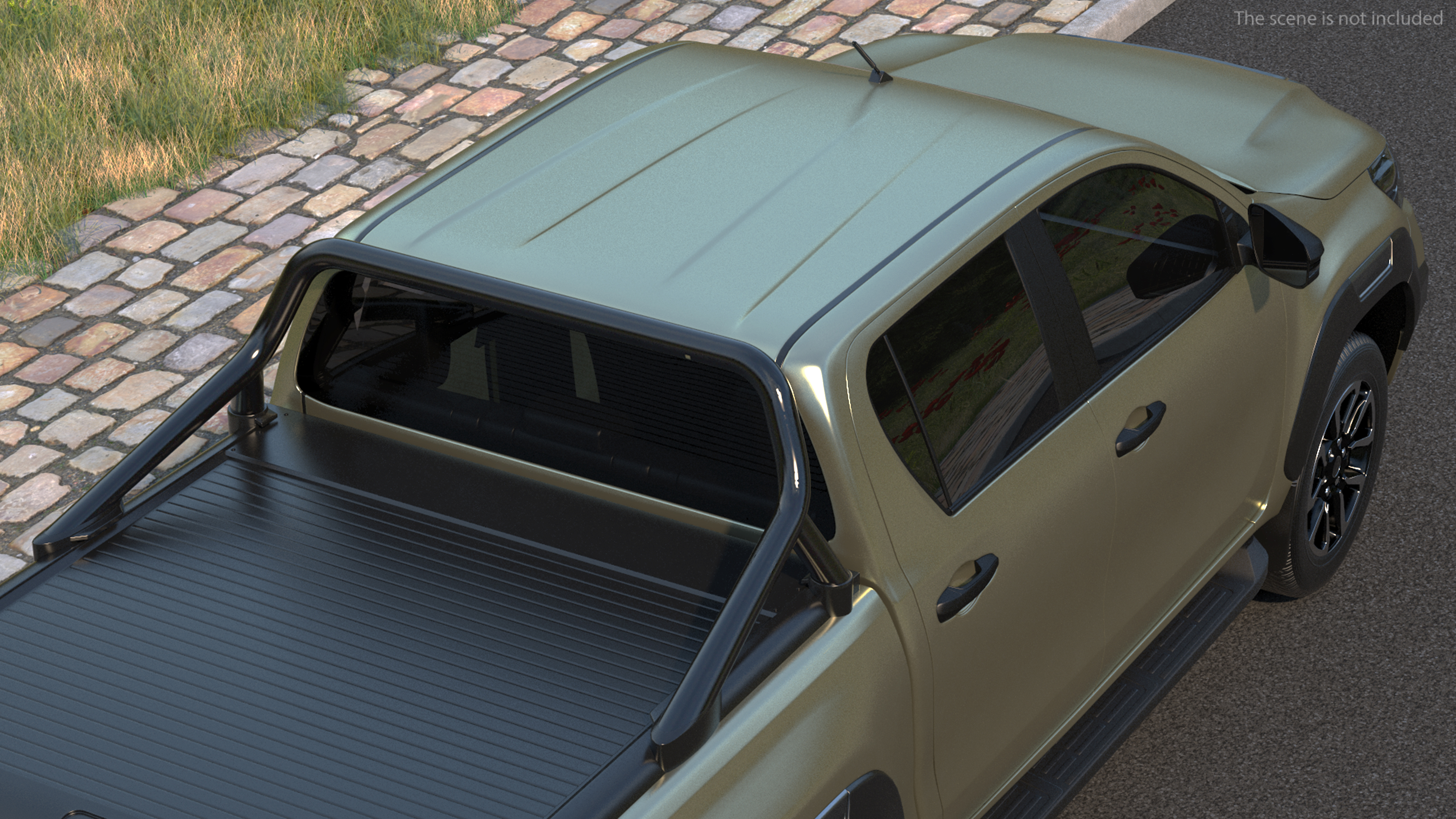 Mid Size Pickup Truck 2022 Simple Interior 3D