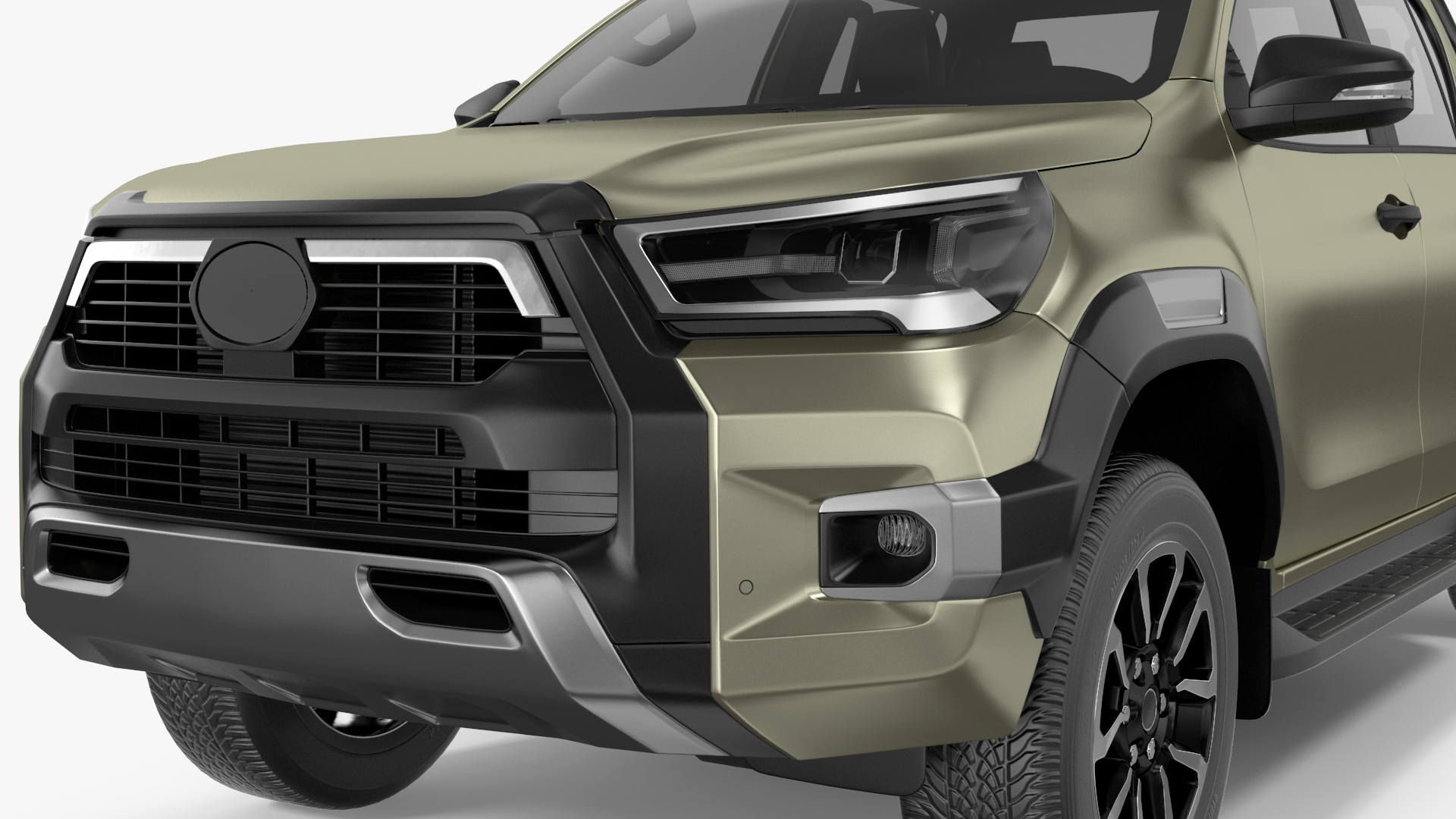 Mid Size Pickup Truck 2022 Simple Interior 3D