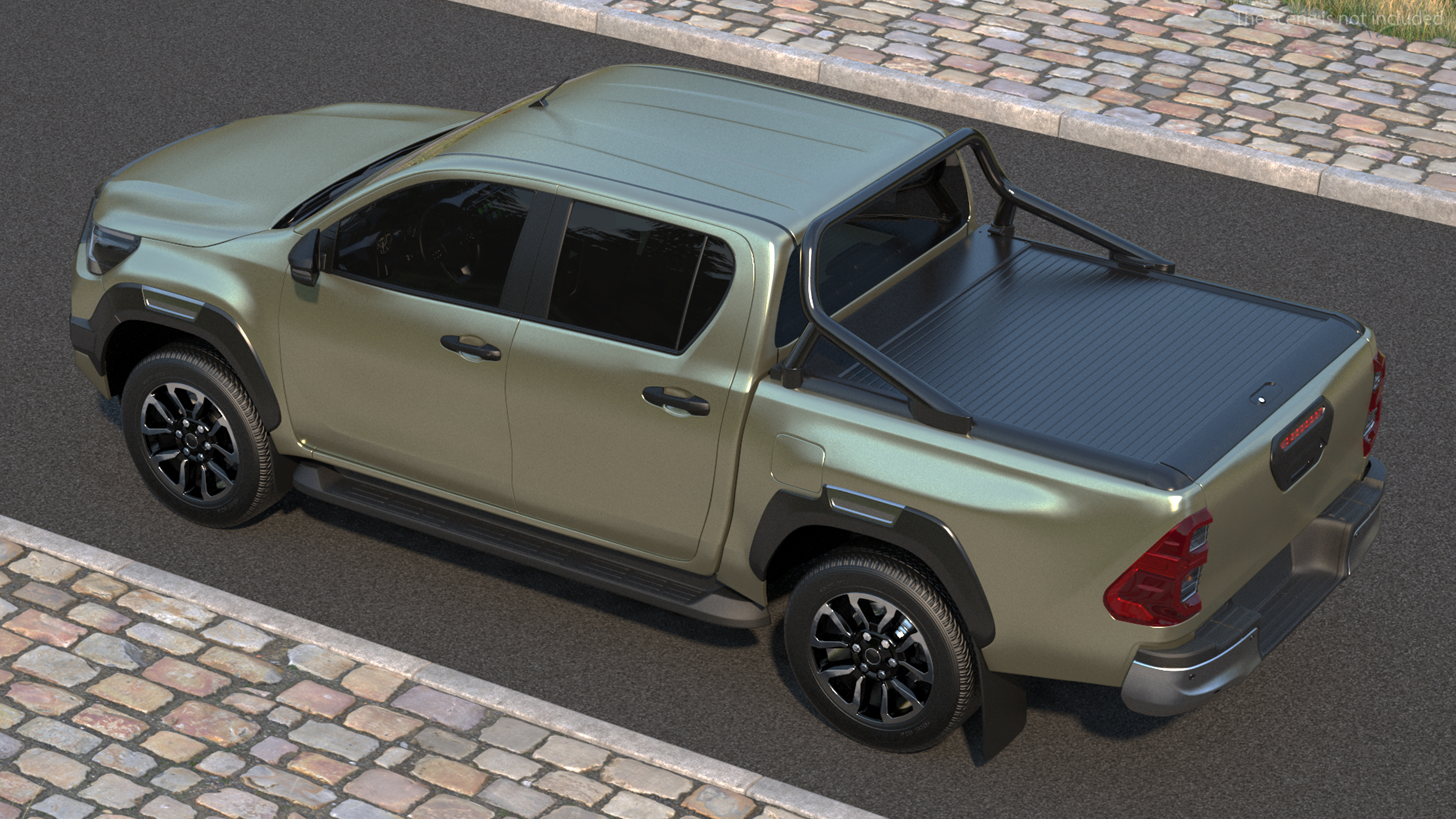 Mid Size Pickup Truck 2022 Simple Interior 3D