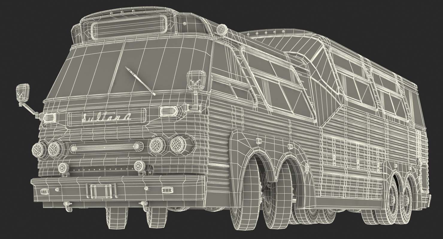 3D Sultana 1973 Bus