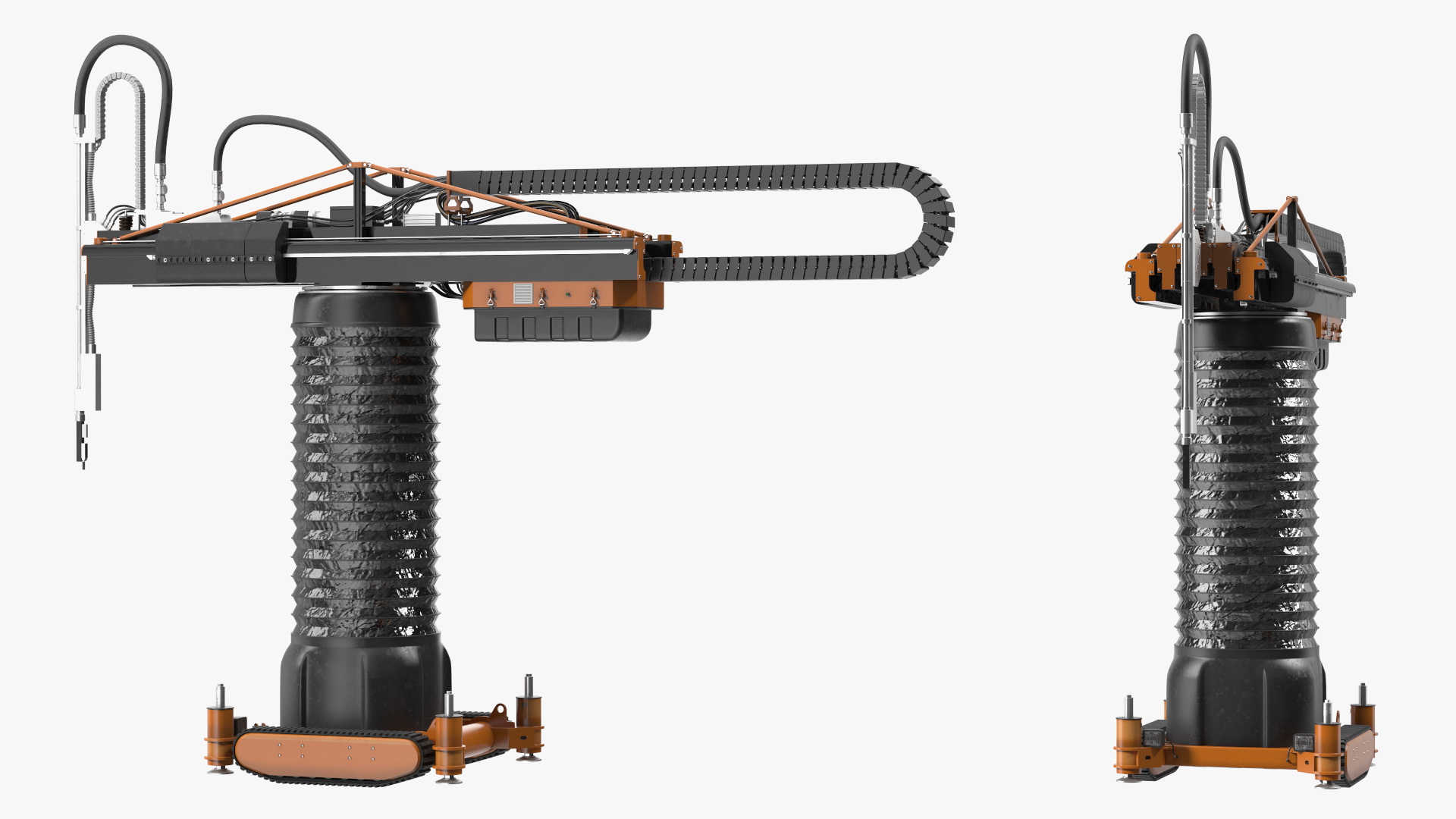 3D model Construction 3D Printer Rigged