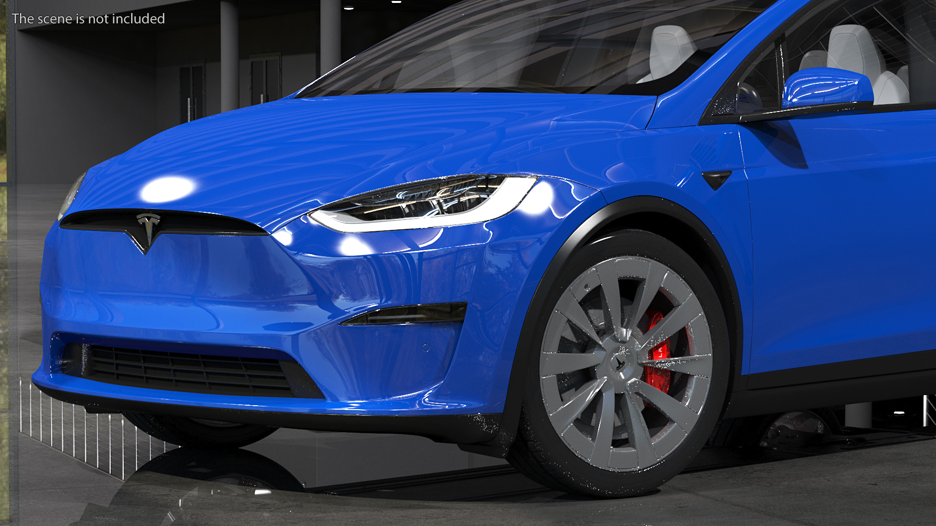 Tesla Model X Plaid 3D model