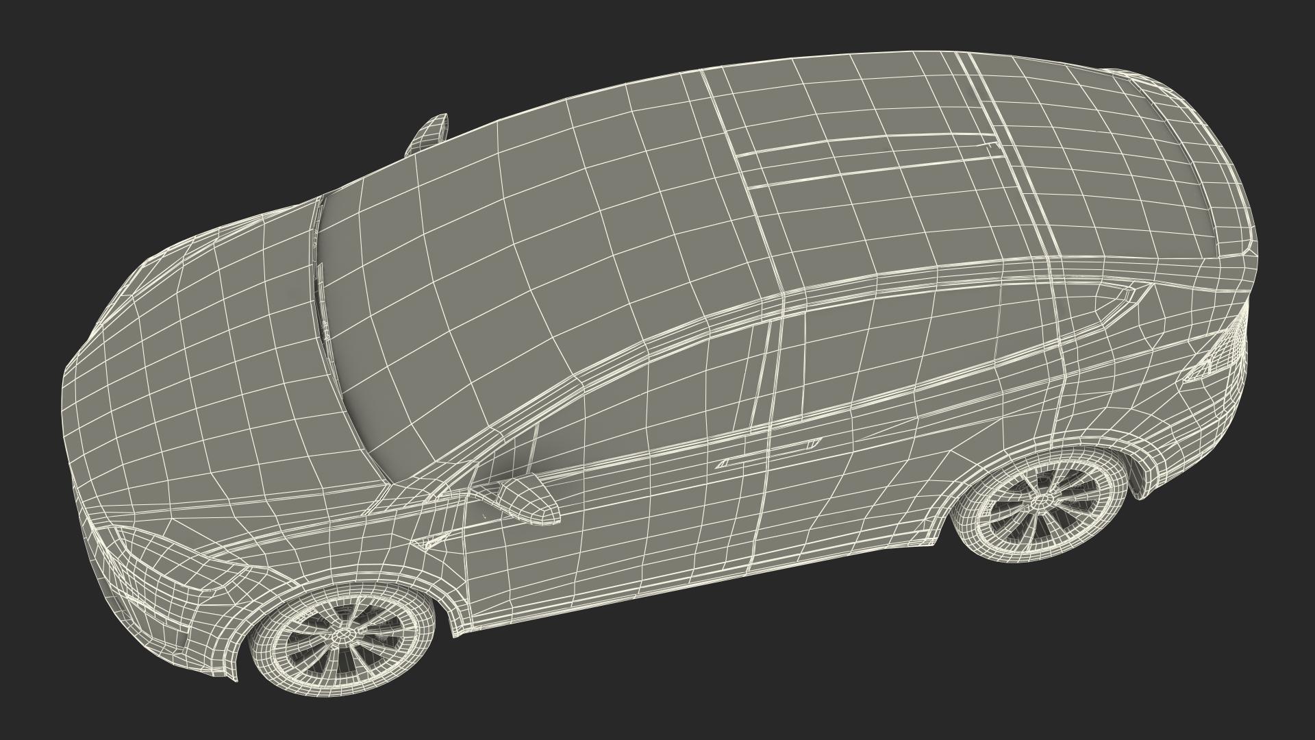 Tesla Model X Plaid 3D model