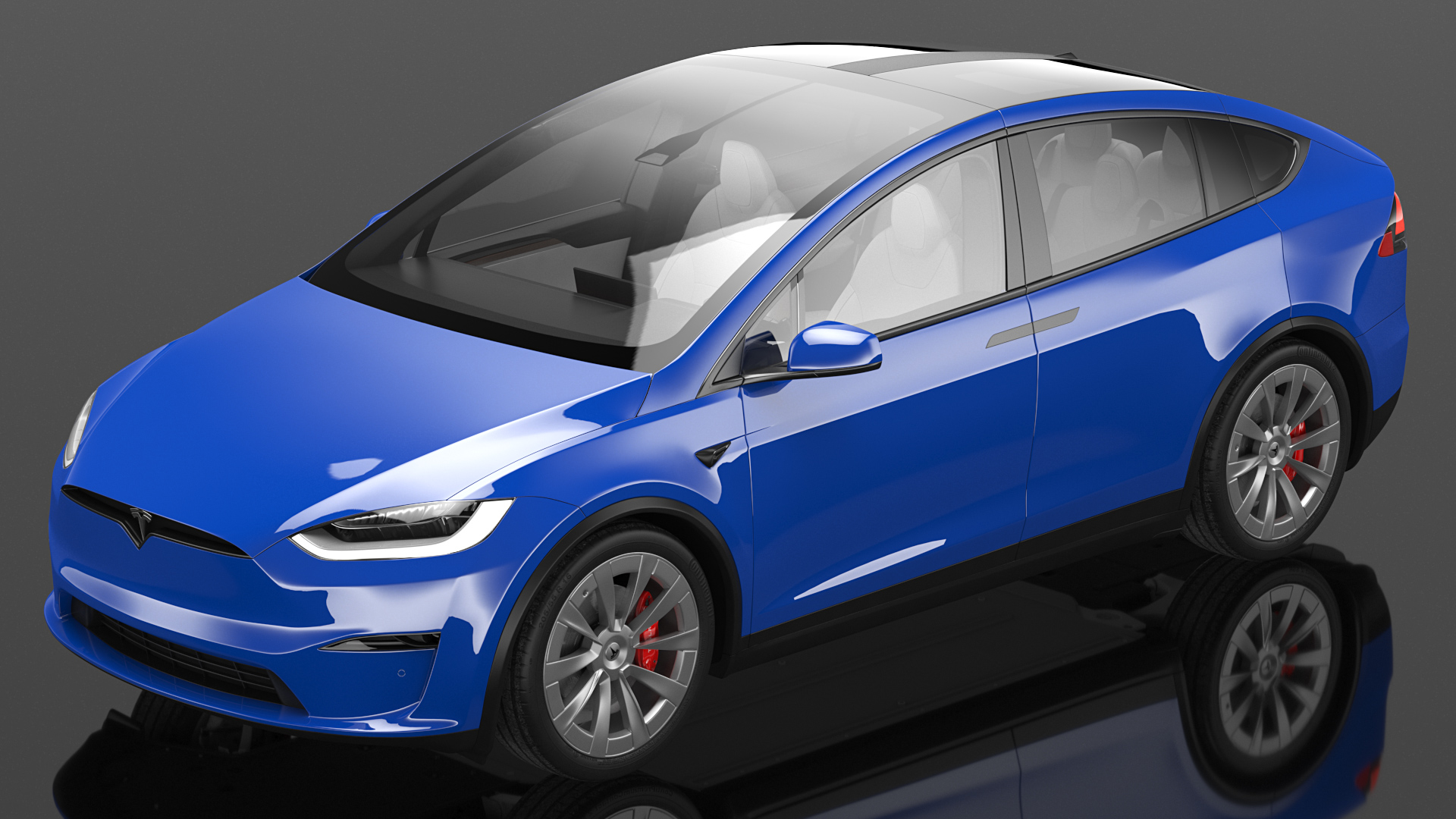 Tesla Model X Plaid 3D model