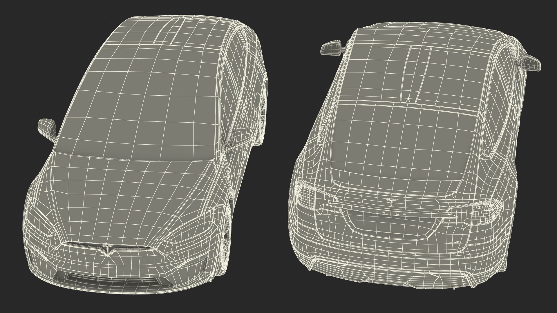 Tesla Model X Plaid 3D model