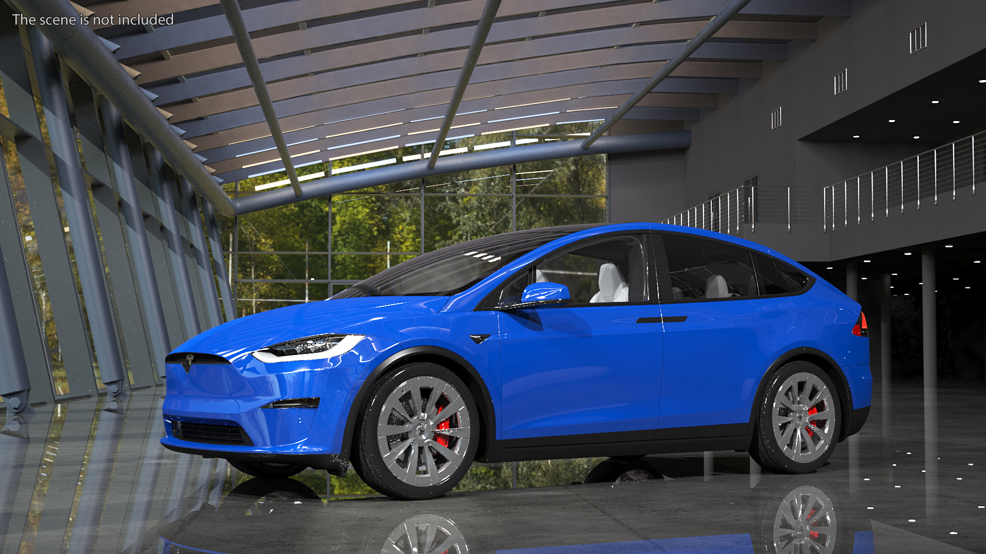 Tesla Model X Plaid 3D model