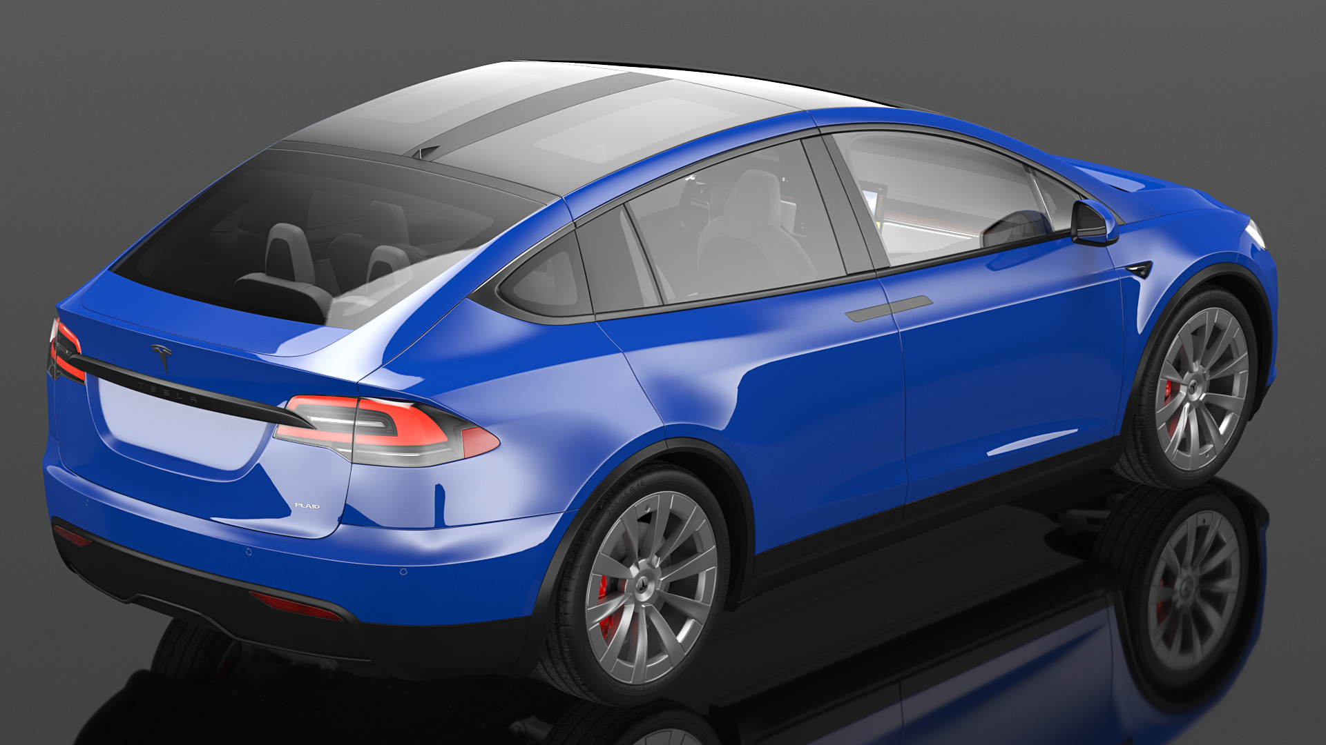 Tesla Model X Plaid 3D model