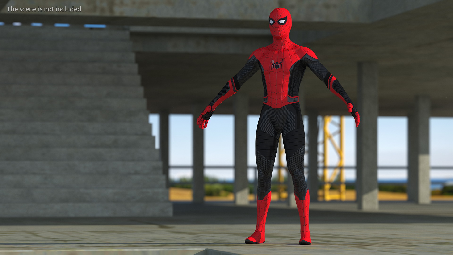 Spider Man Rigged 3D