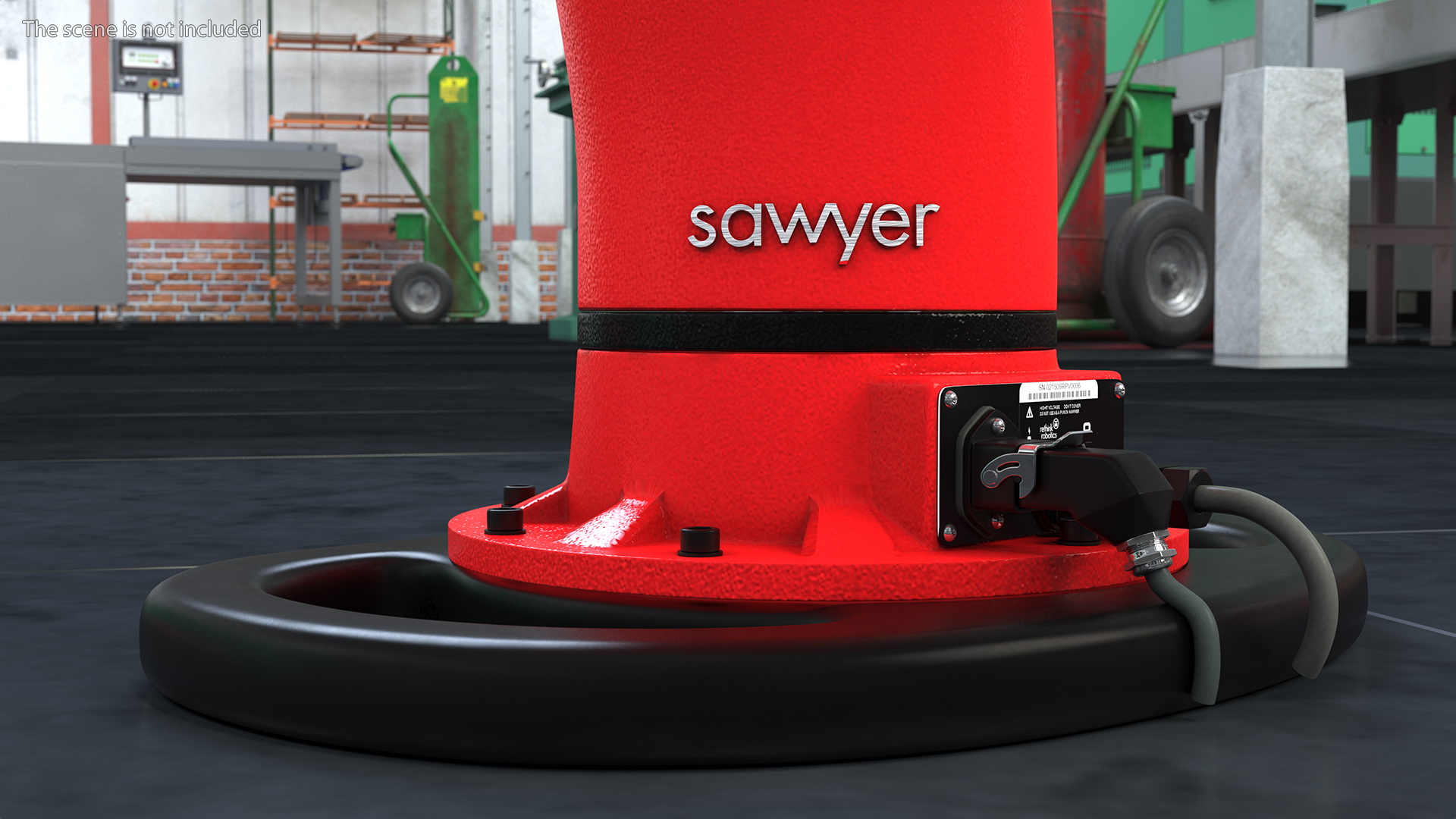 Sawyer Black Edition Collaborative Robot Rigged 3D