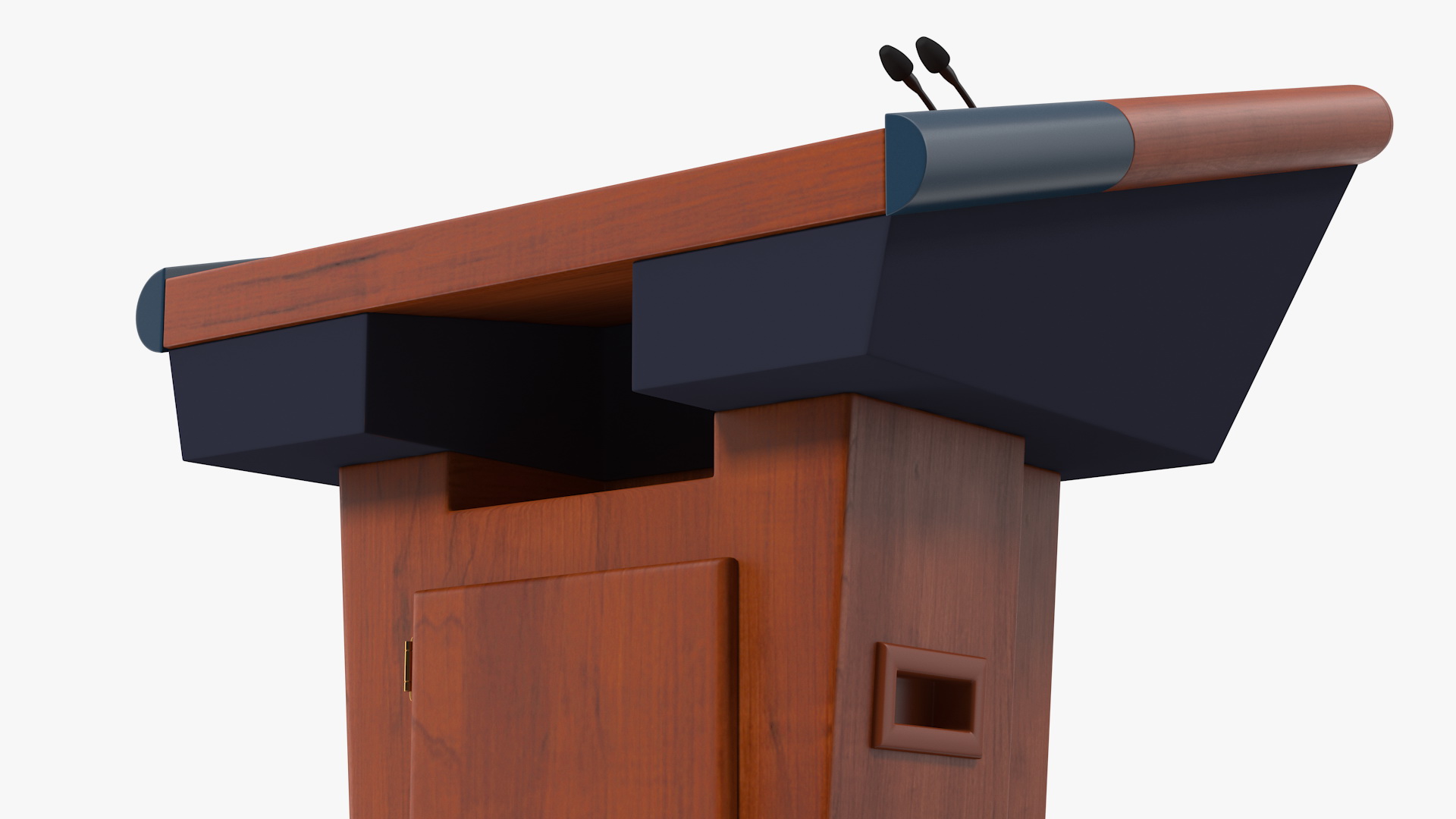 Speech Stand White House 3D model