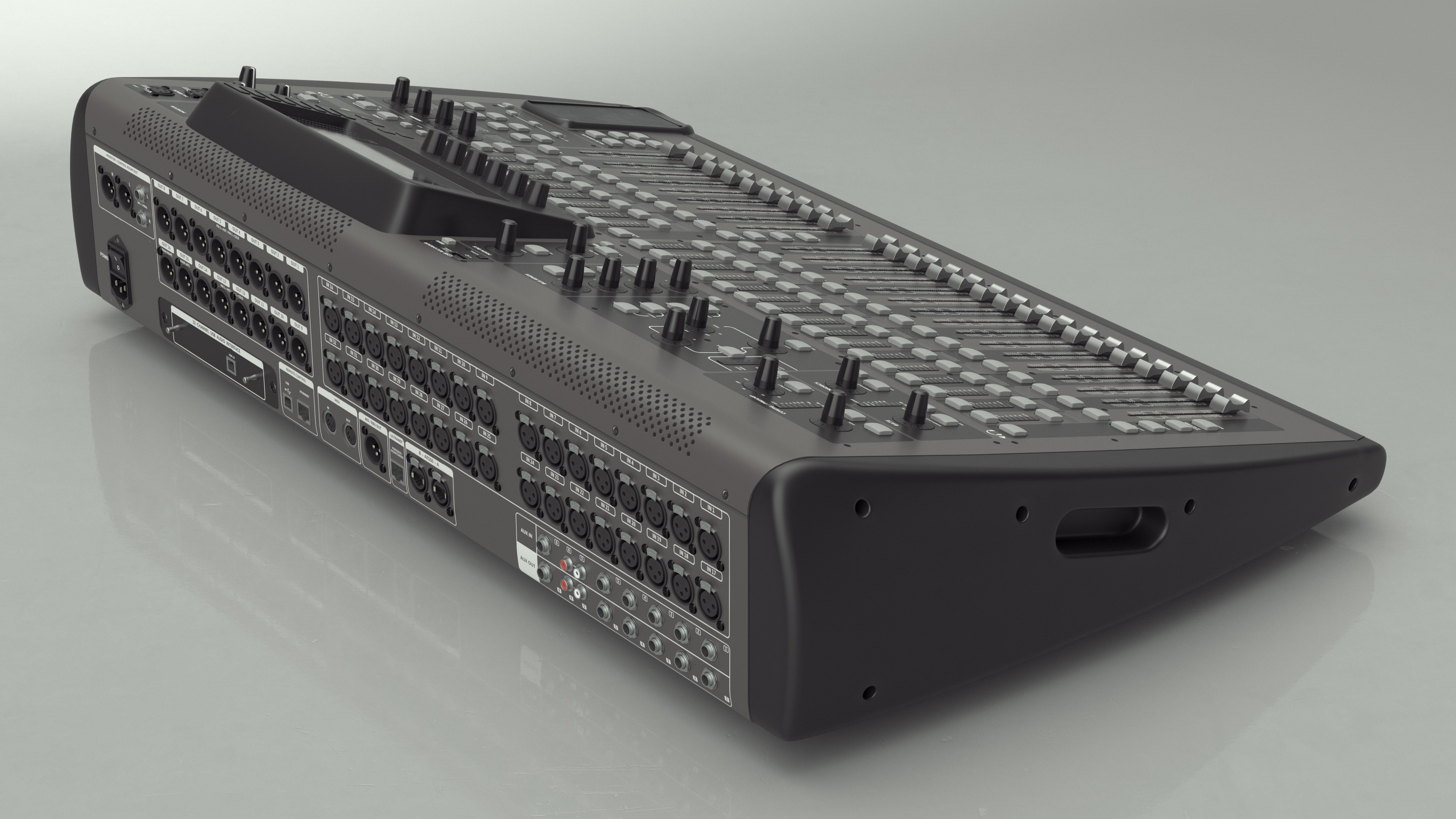 3D Digital Mixing Audio Console model