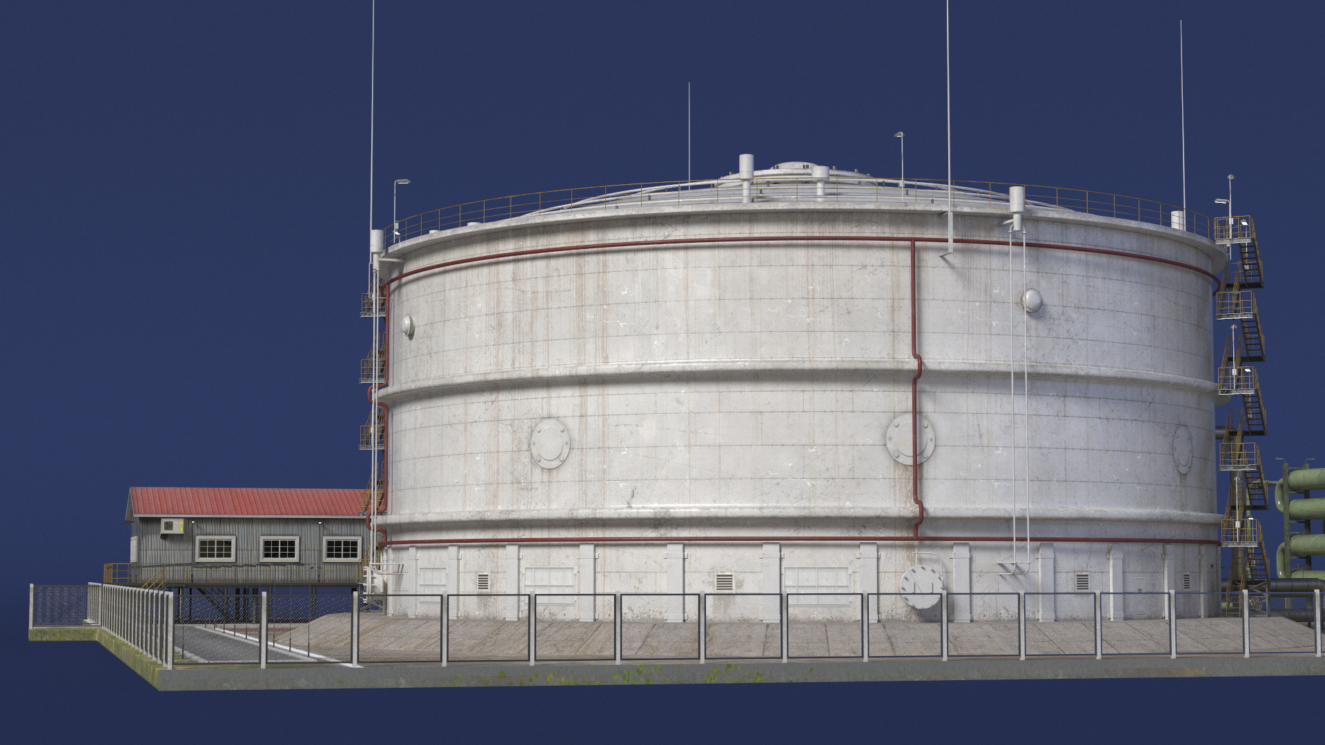 3D Fuel Refinery model