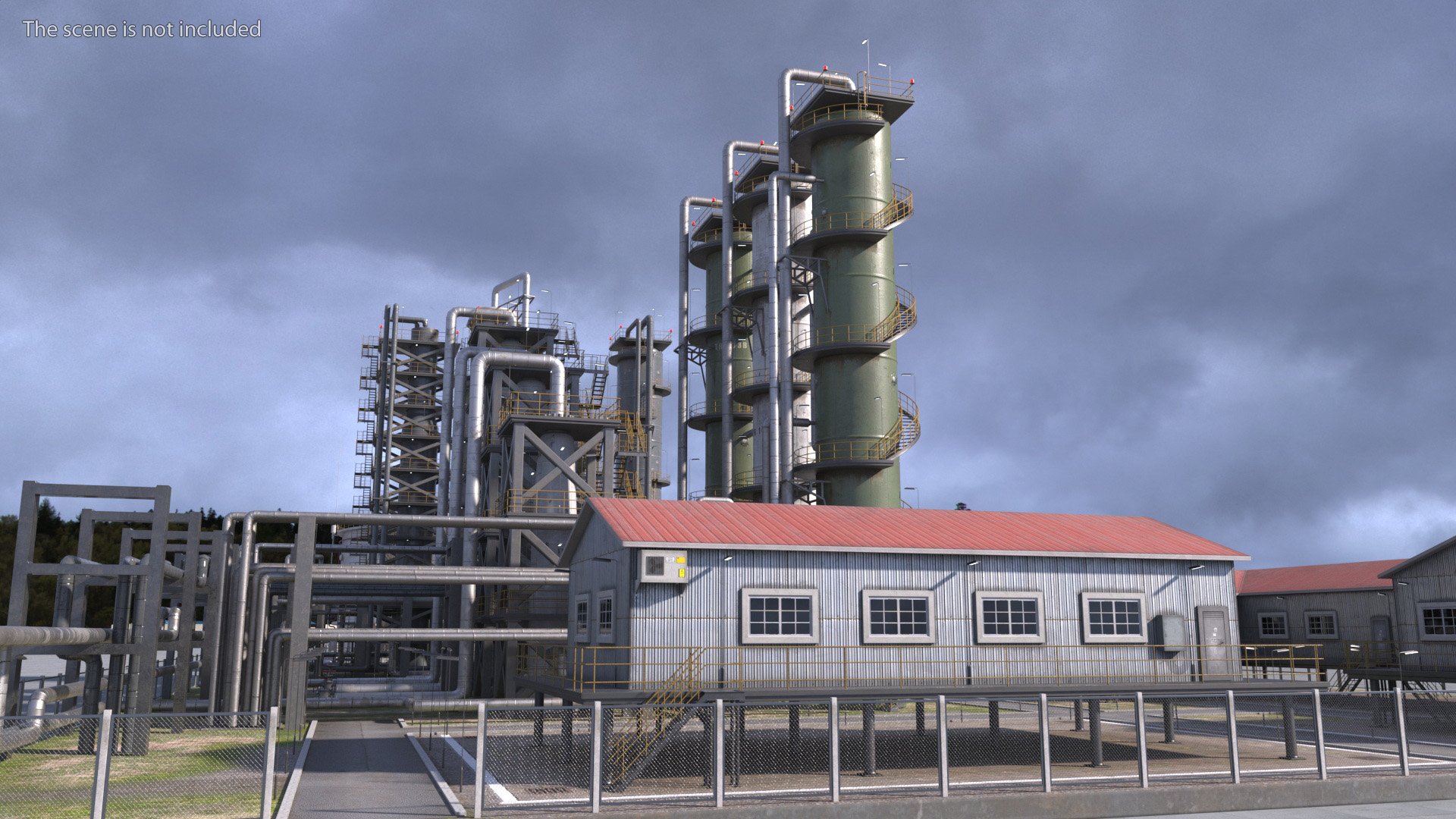 3D Fuel Refinery model