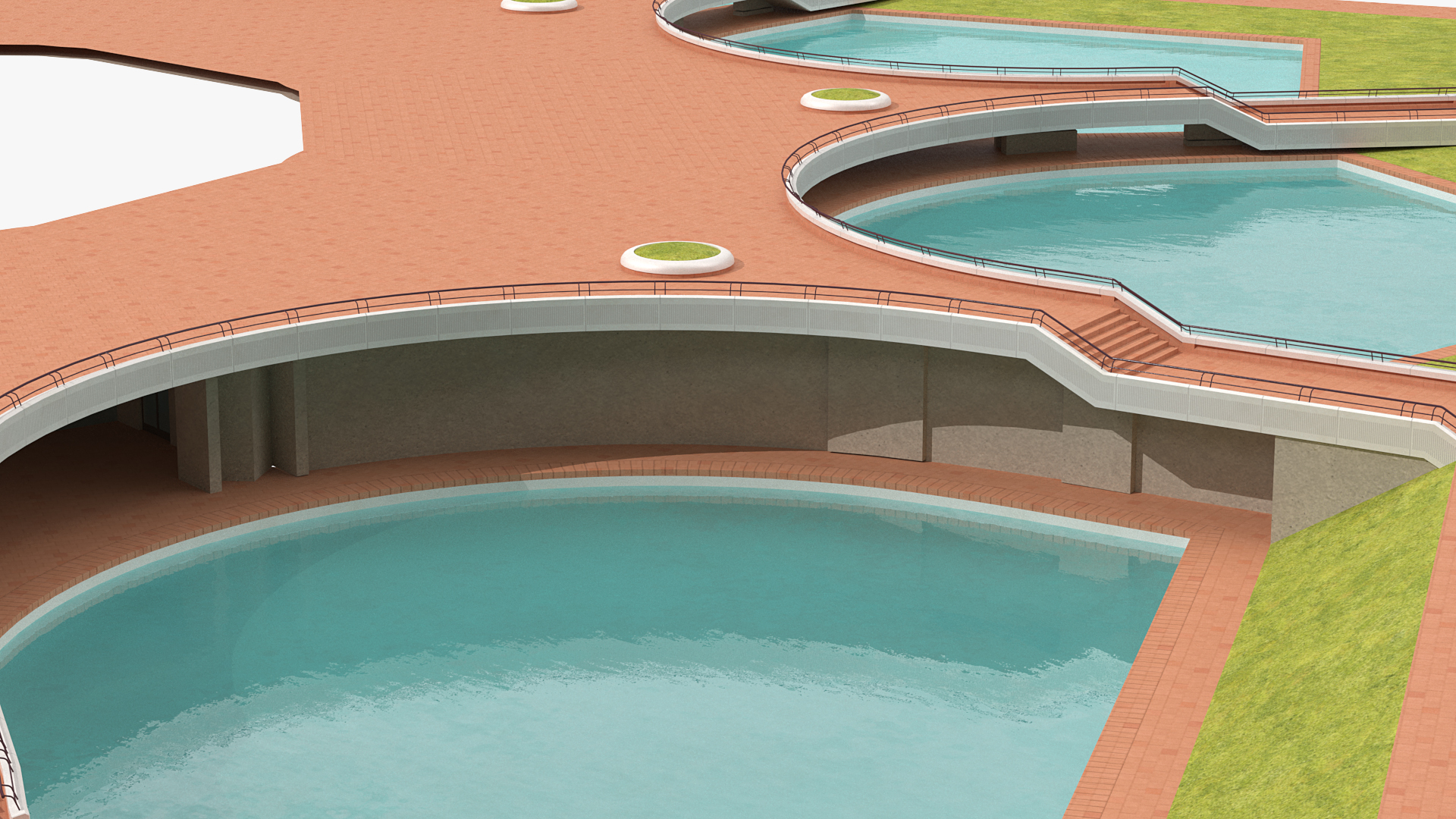 3D model Nine Ponds