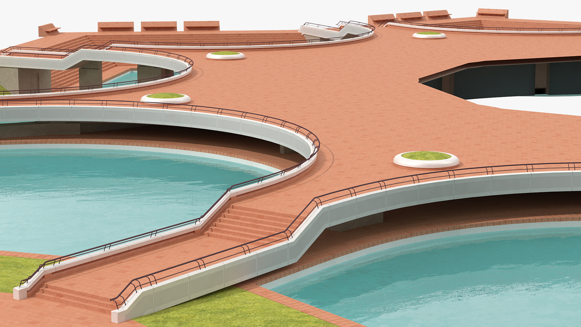 3D model Nine Ponds