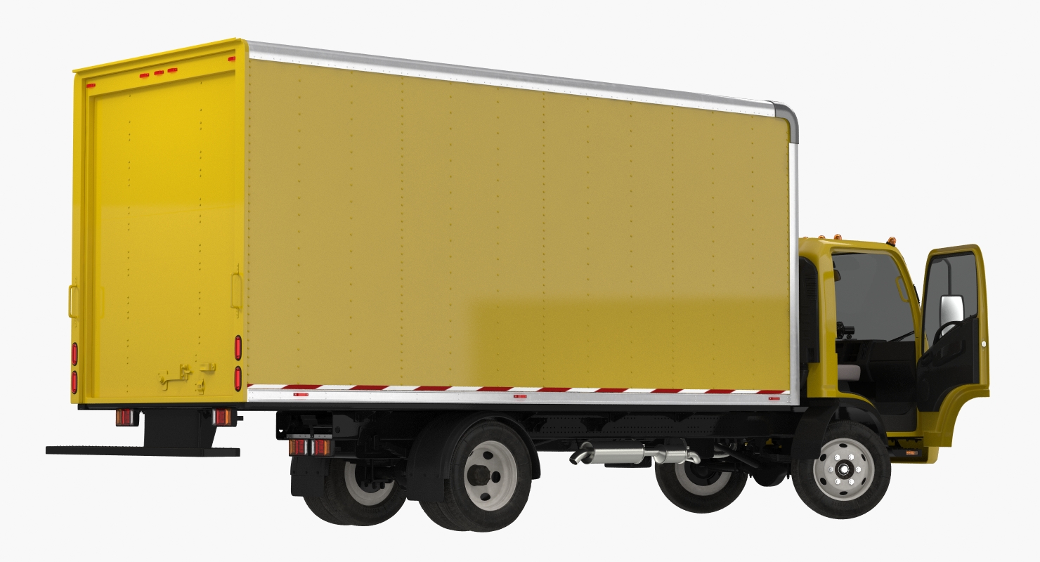 Box Truck Generic Rigged 3D model