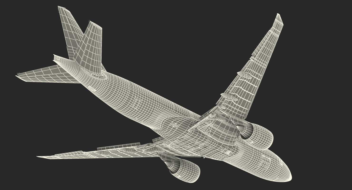 3D Boeing 777 Freighter Singapore Airlines Rigged