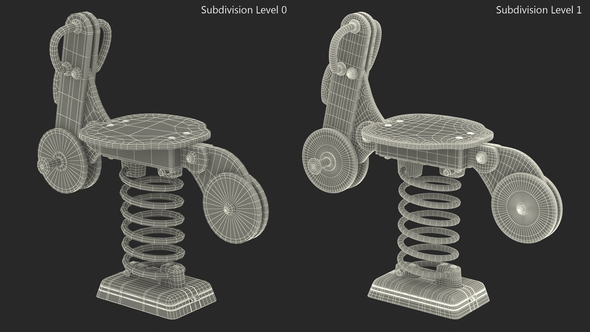 Motorbike Playground Springer 3D model