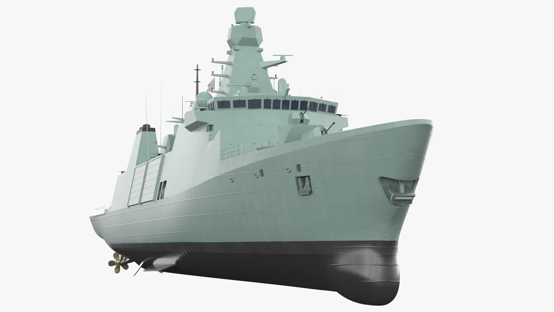 Modern Guided Missile Frigate 3D model