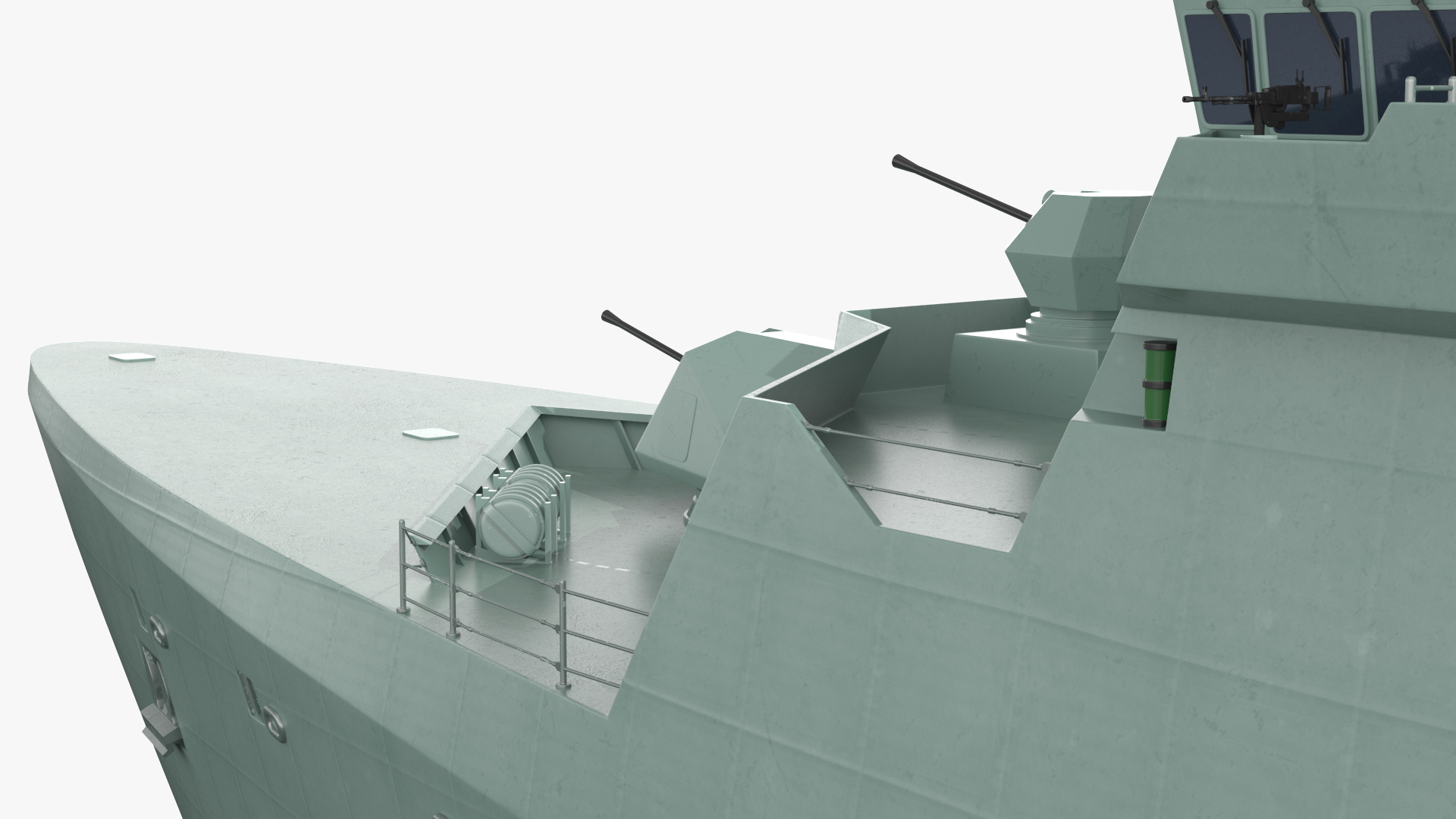 Modern Guided Missile Frigate 3D model