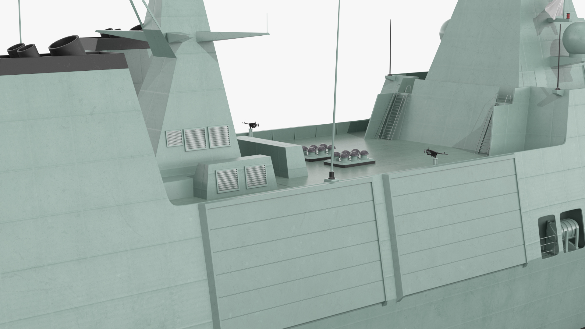 Modern Guided Missile Frigate 3D model