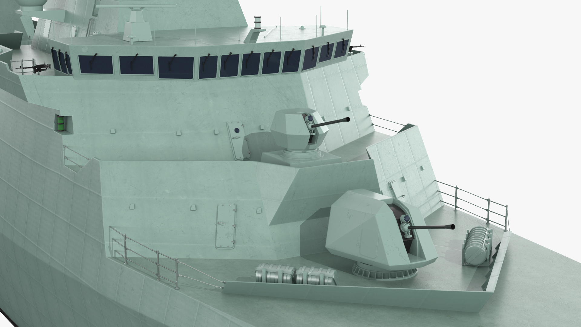 Modern Guided Missile Frigate 3D model