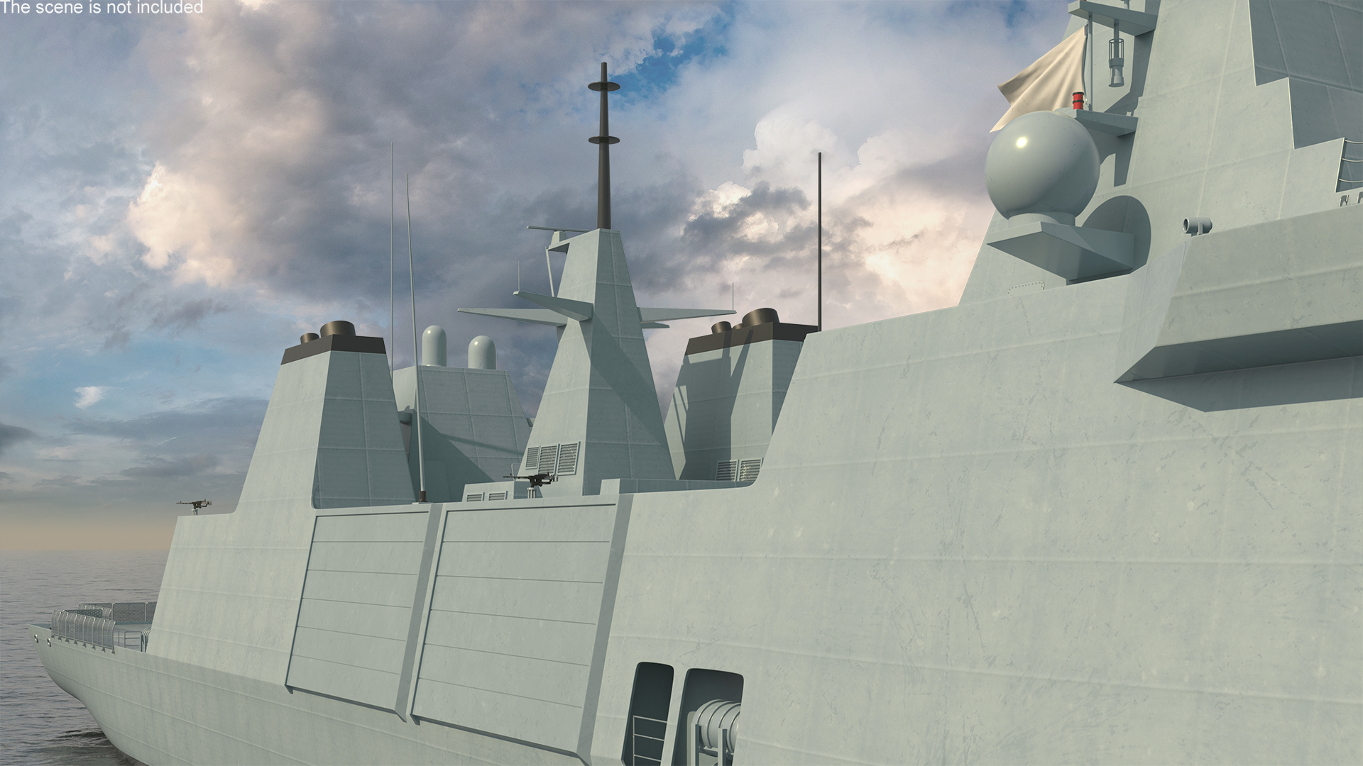 Modern Guided Missile Frigate 3D model