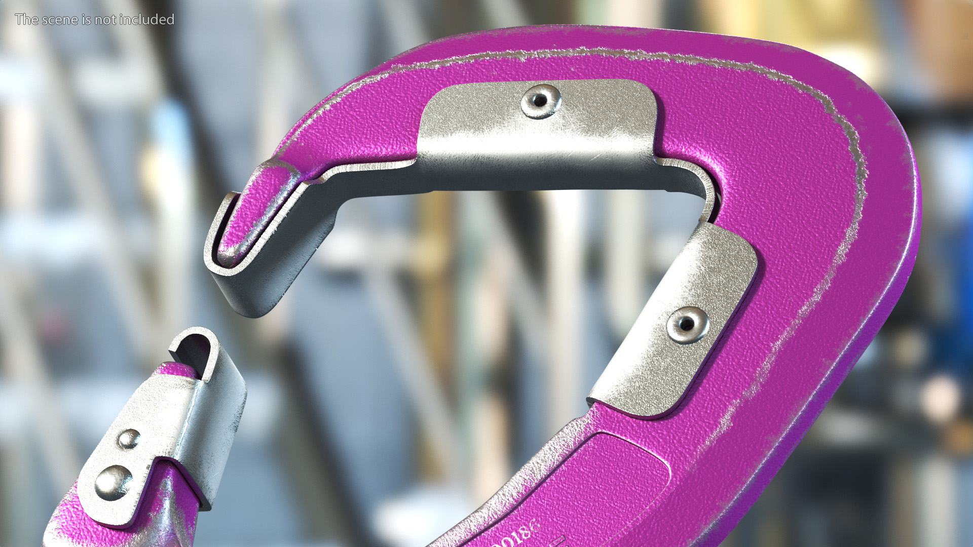 Speedrunner Kanhook Carabiner Used 3D model