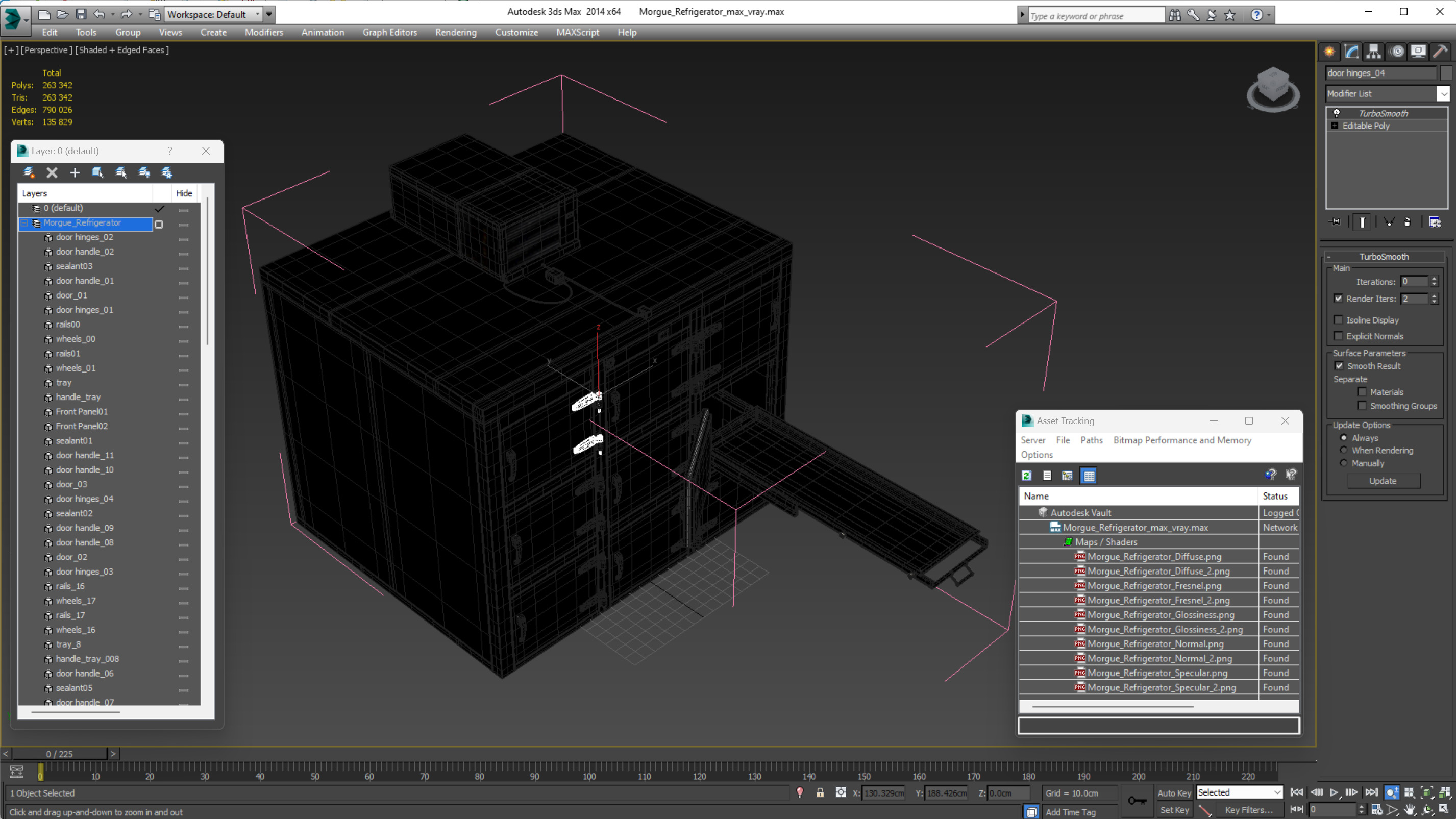 Morgue Refrigerator 3D model