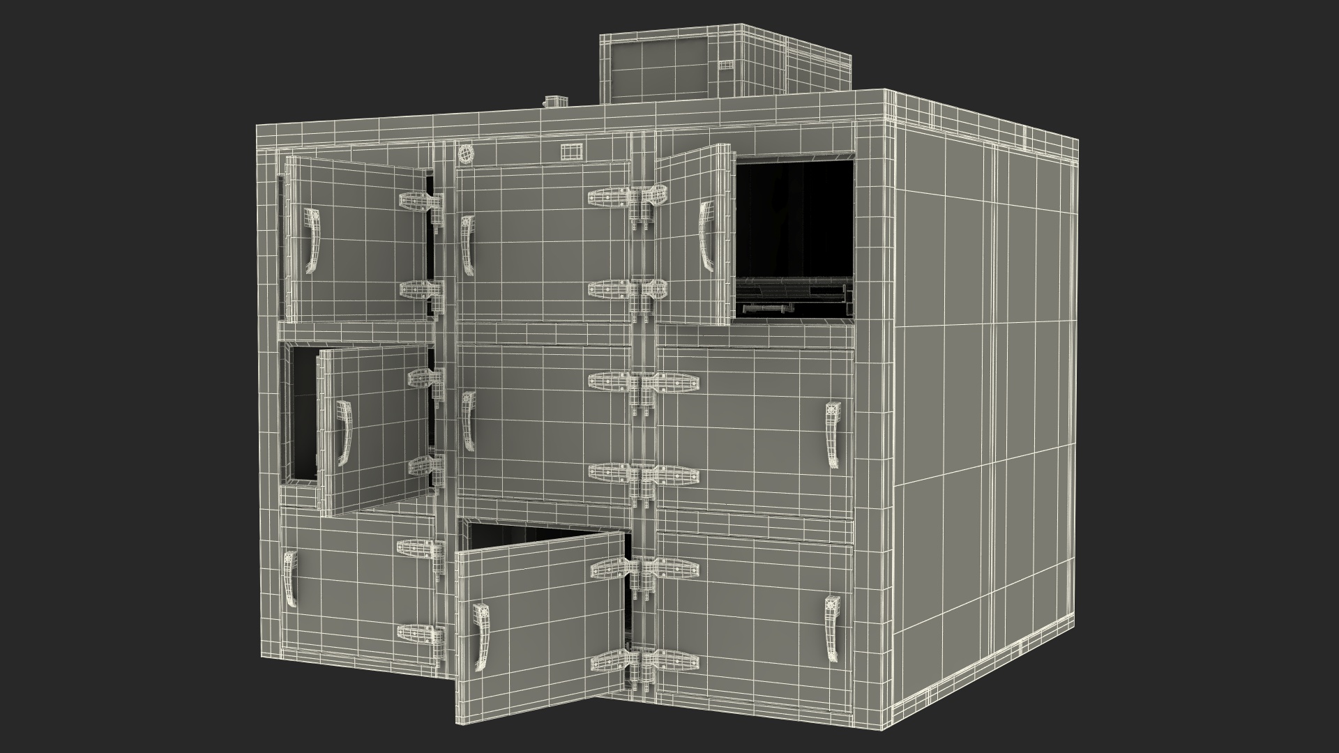 Morgue Refrigerator 3D model