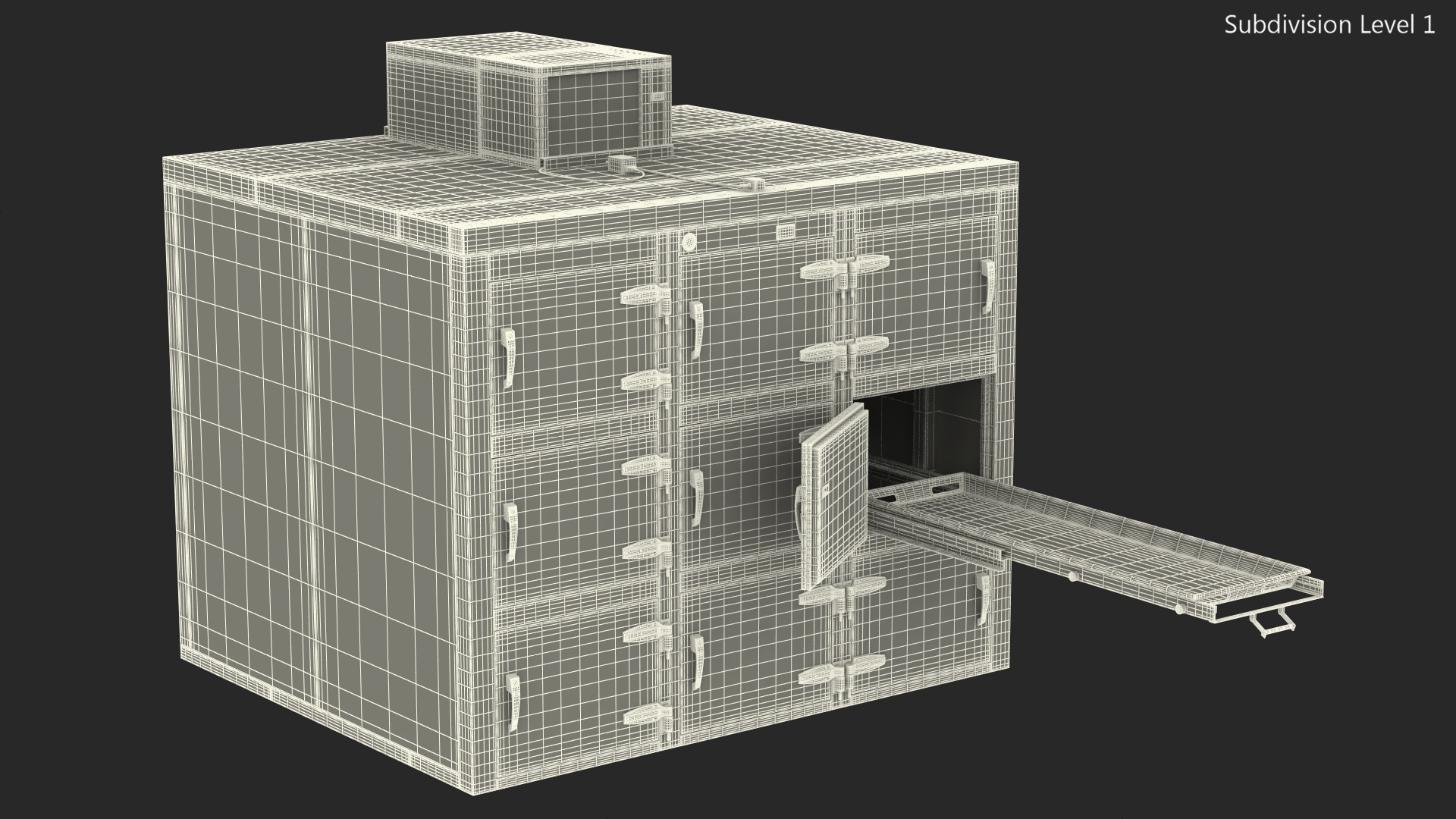 Morgue Refrigerator 3D model