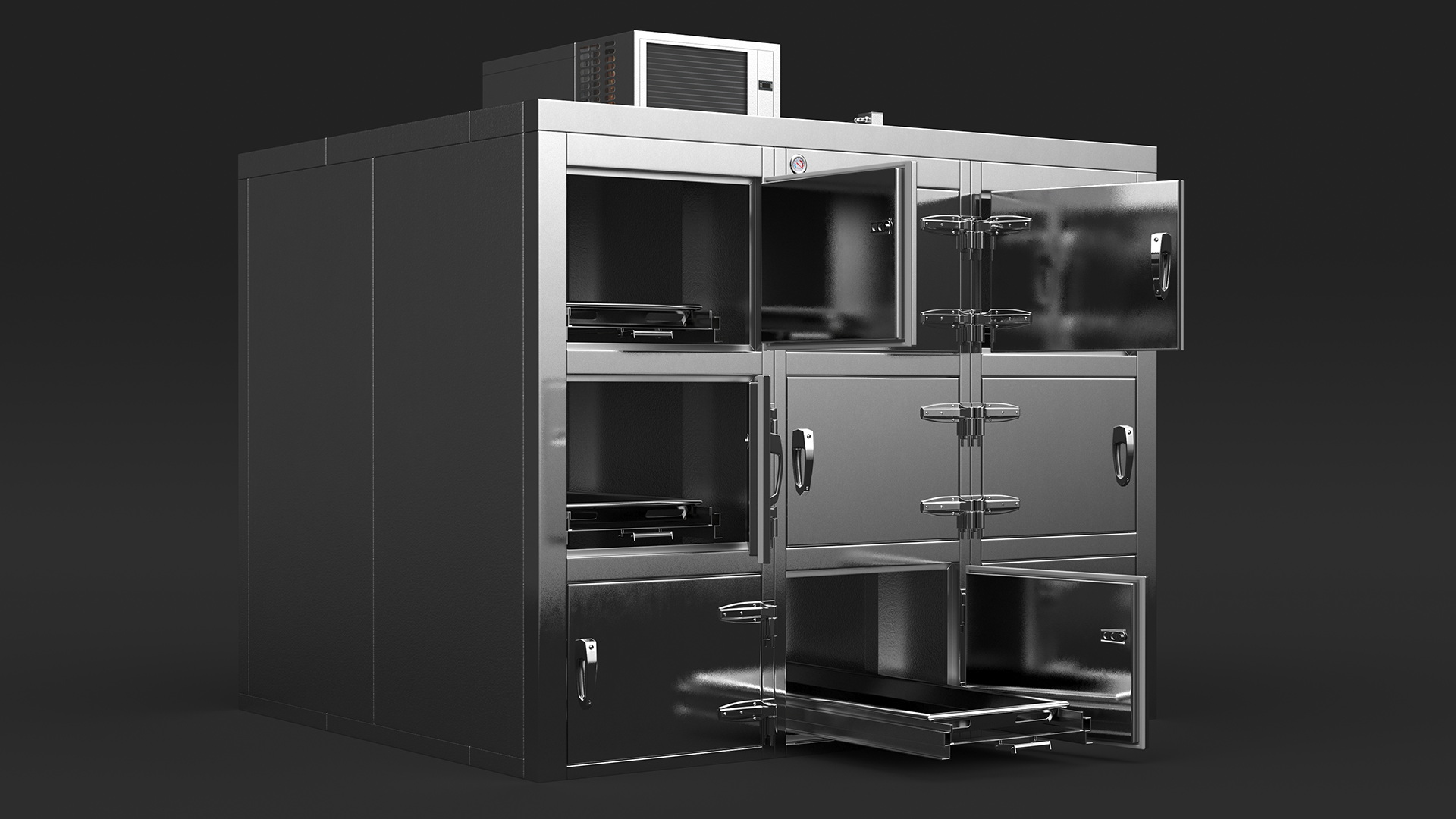 Morgue Refrigerator 3D model