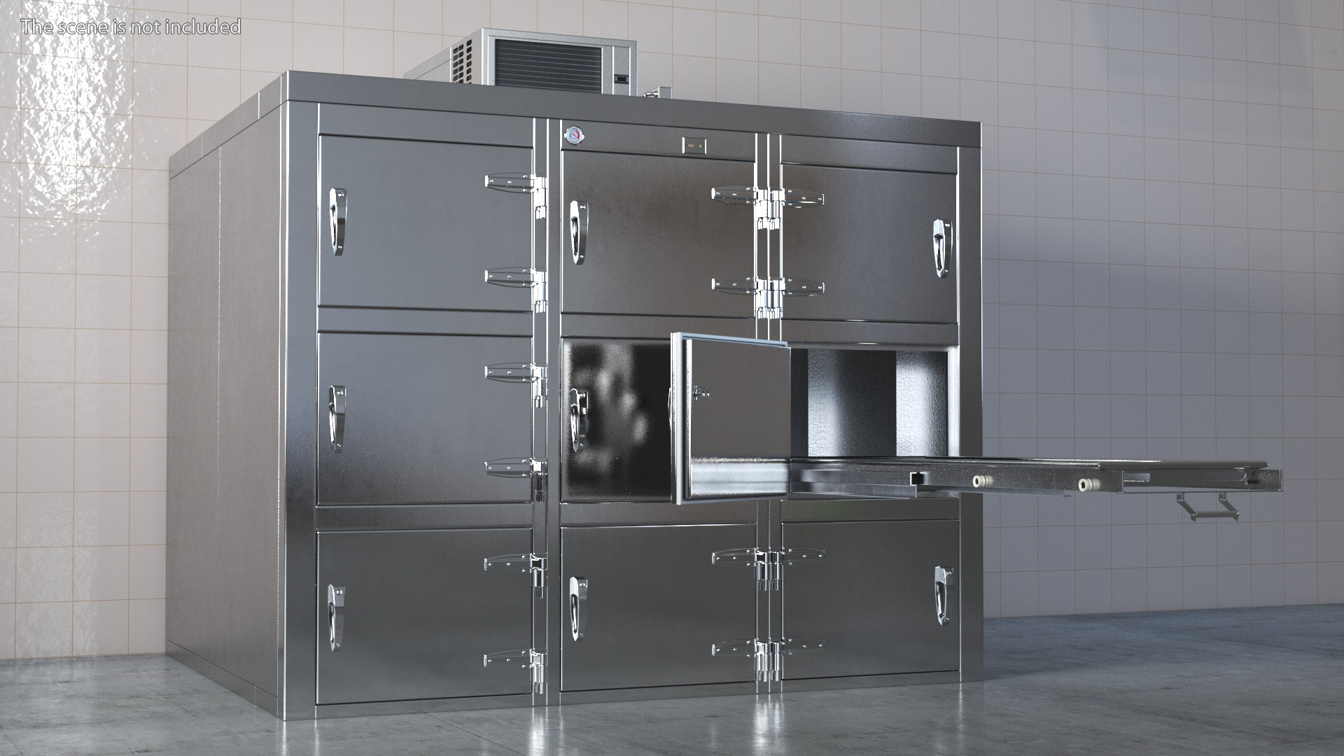 Morgue Refrigerator 3D model