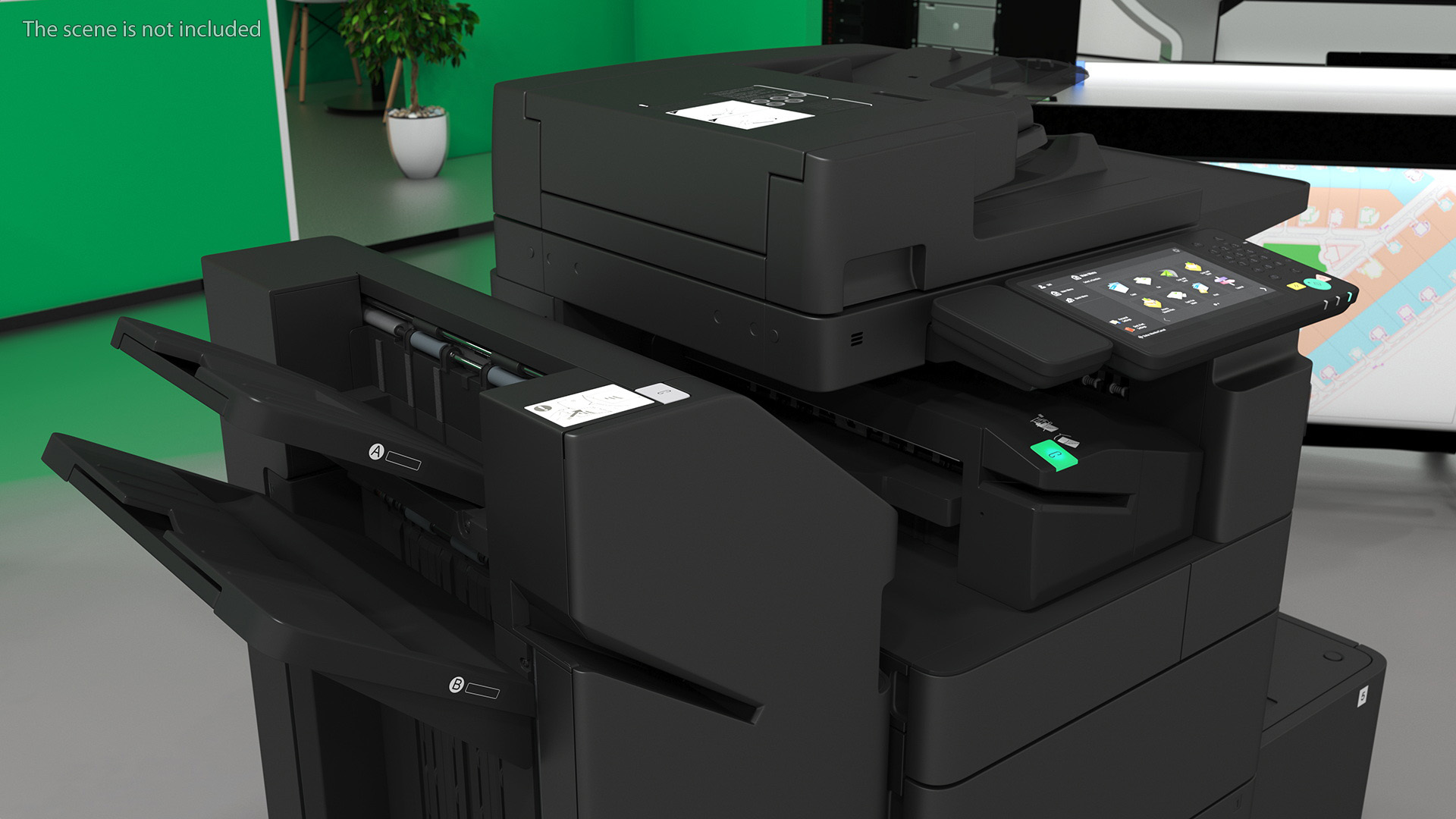 Laser MFP Black Full Set 3D model