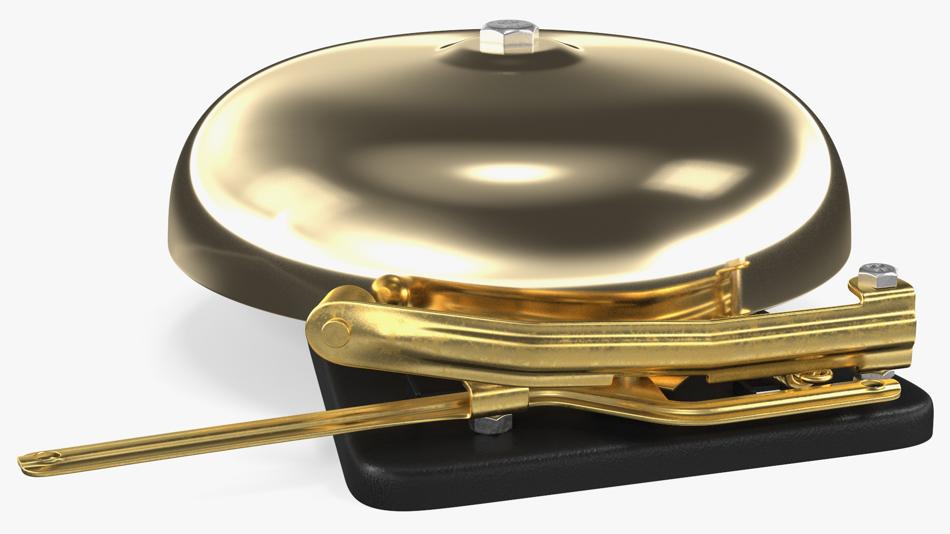 Brass Boxing Bell 3D